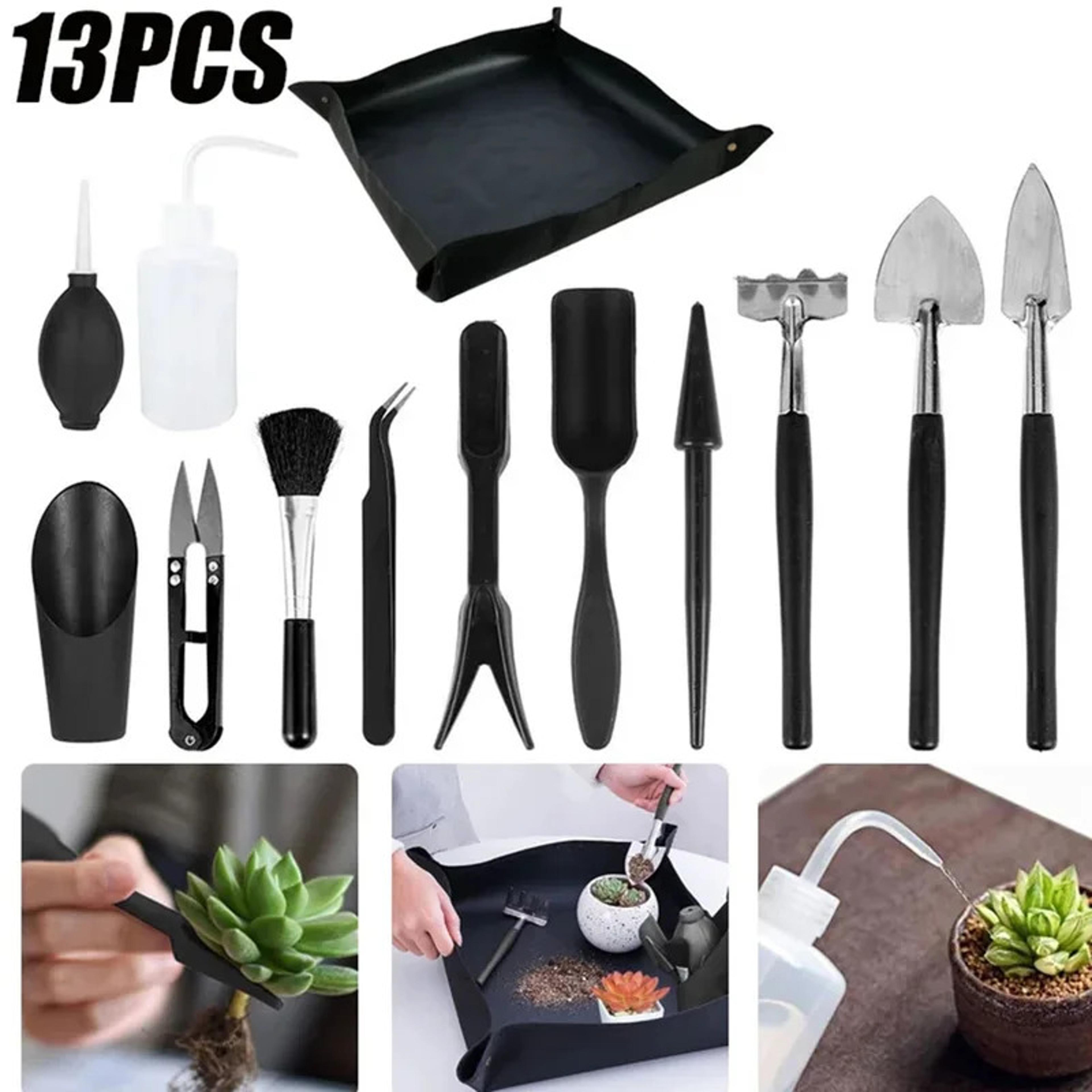 succulent tools & mini gardening tool set for bonsai, cactus & indoor plant care