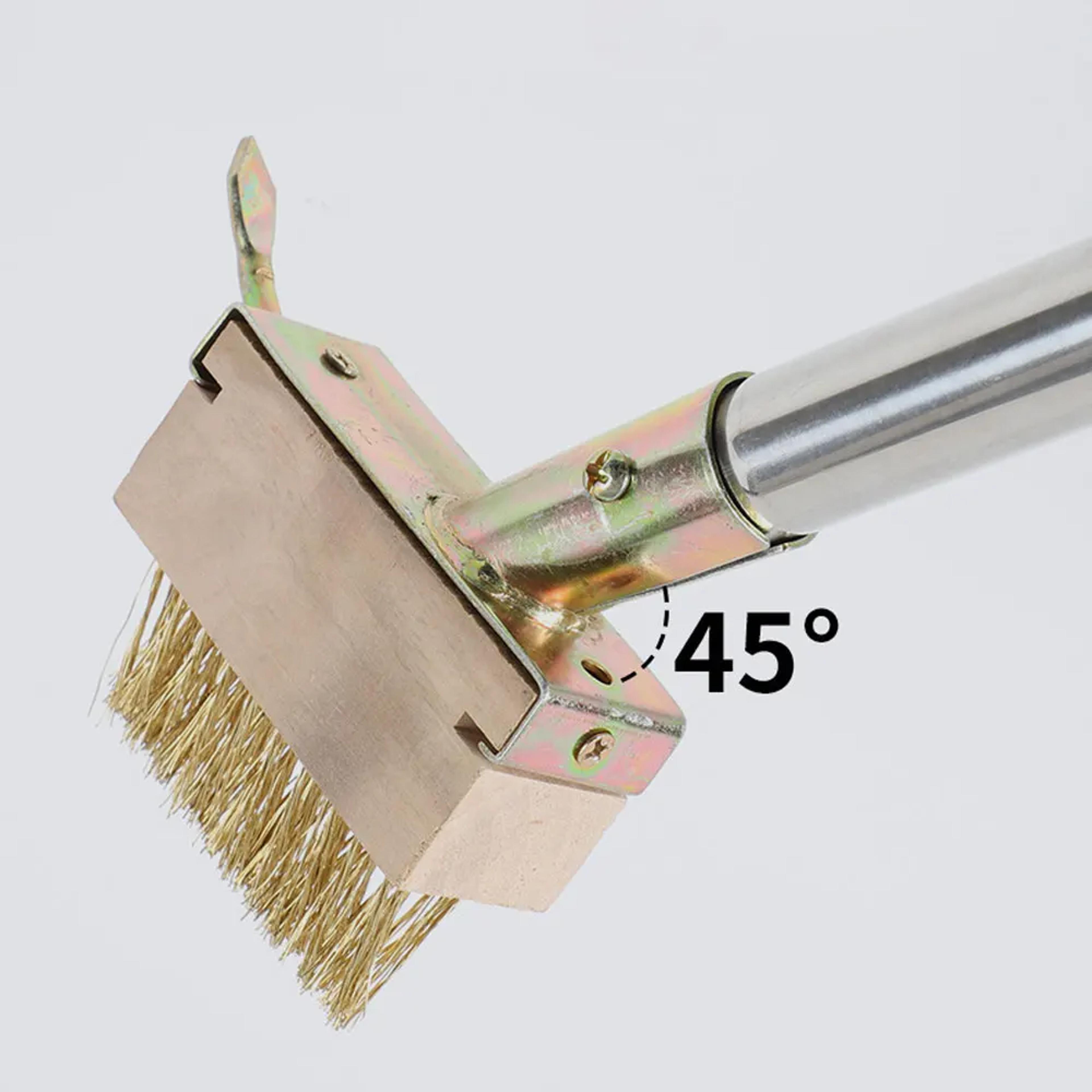 joint weeding brush steel wire weed removal brush for moss, patio, driveway & garden cleaning