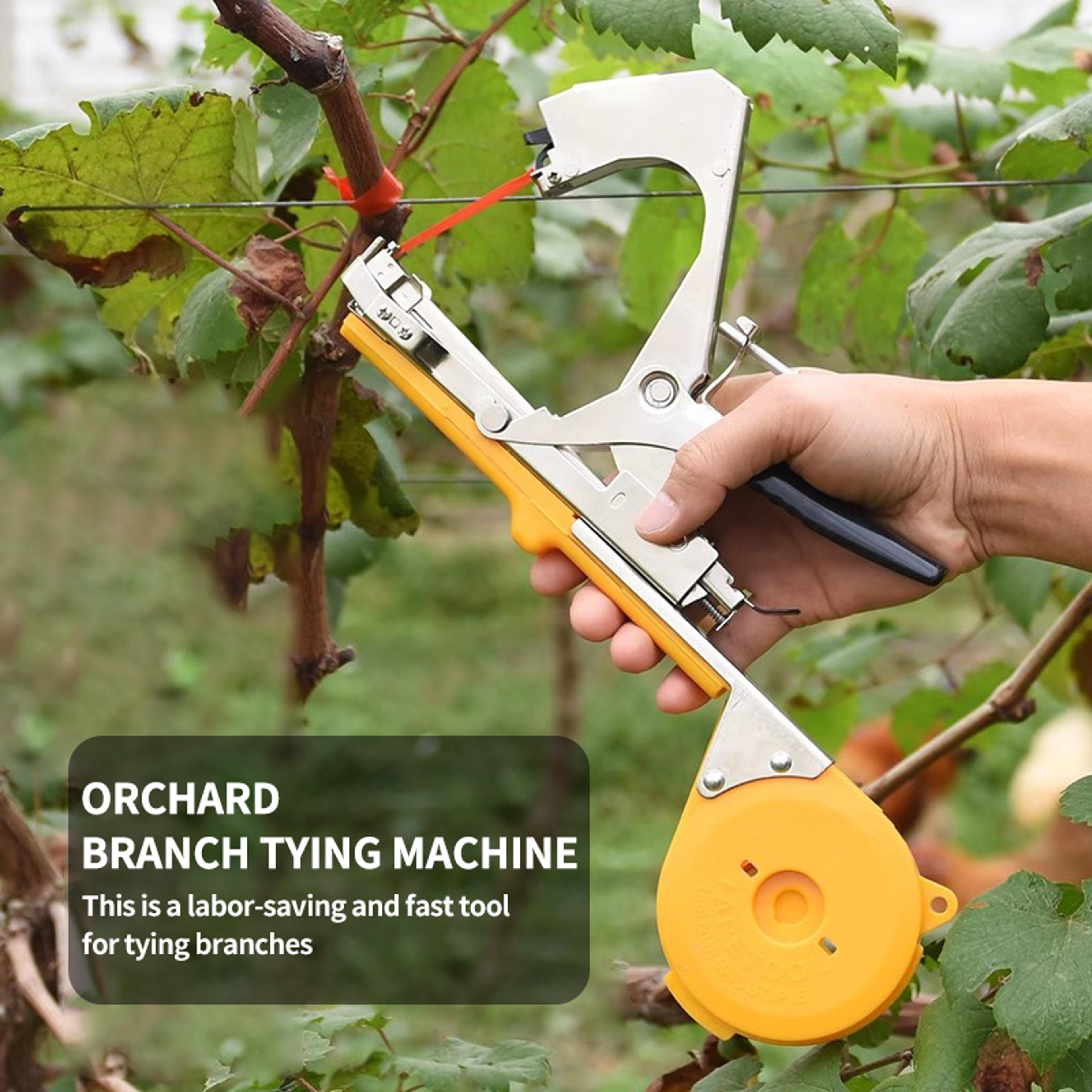 multi function plant tying tool vine tapener gun for tomatoes, cucumbers & grapes