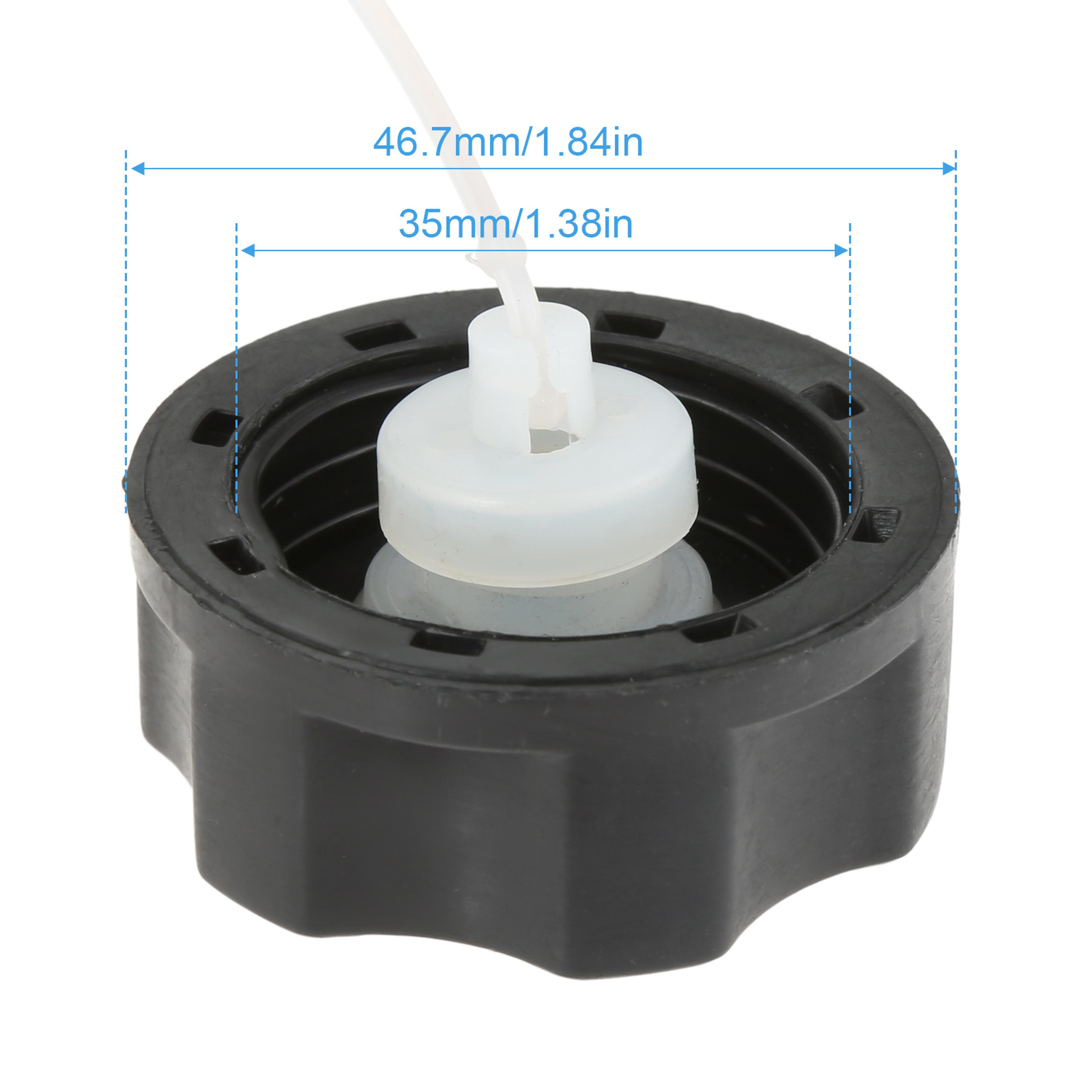 universal brushcutter fuel tank cap replacement for grass trimmer, lawn mower & chainsaw