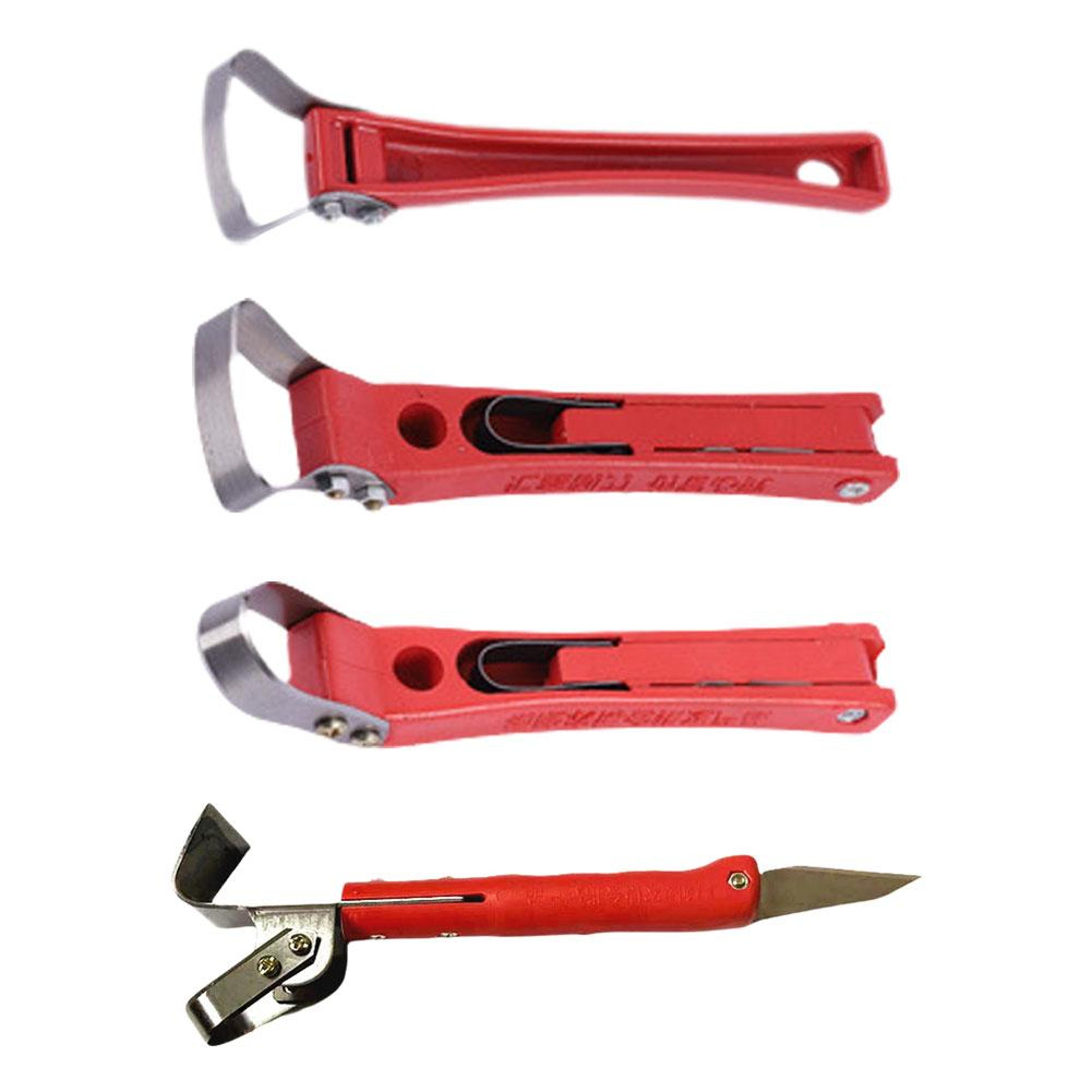 precision fruit tree grafting knife & bark scraper tool for pruning, ring cutting & orchard care