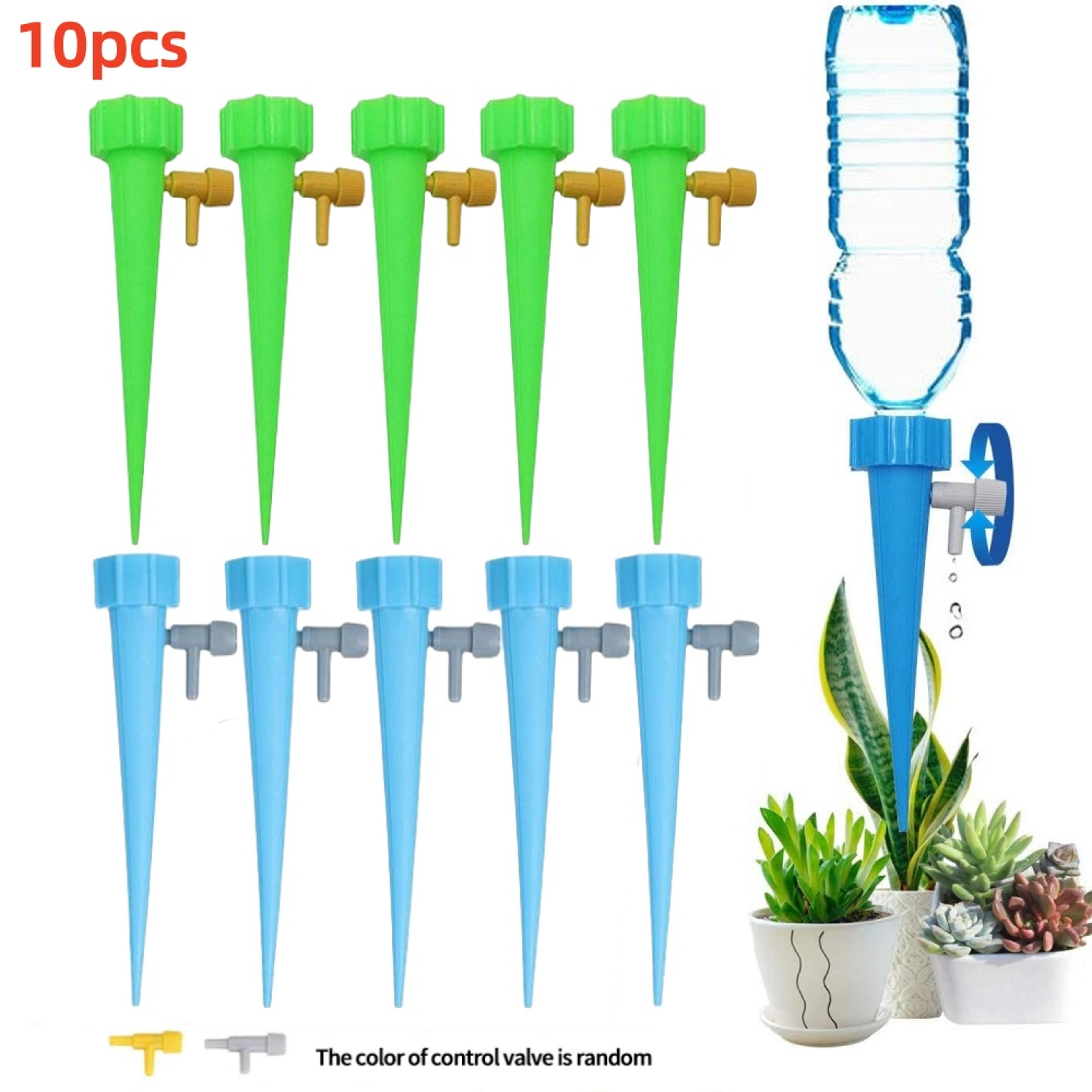 self watering plant spikes adjustable automatic plant waterer drip irrigation kit for indoor & outdoor plants