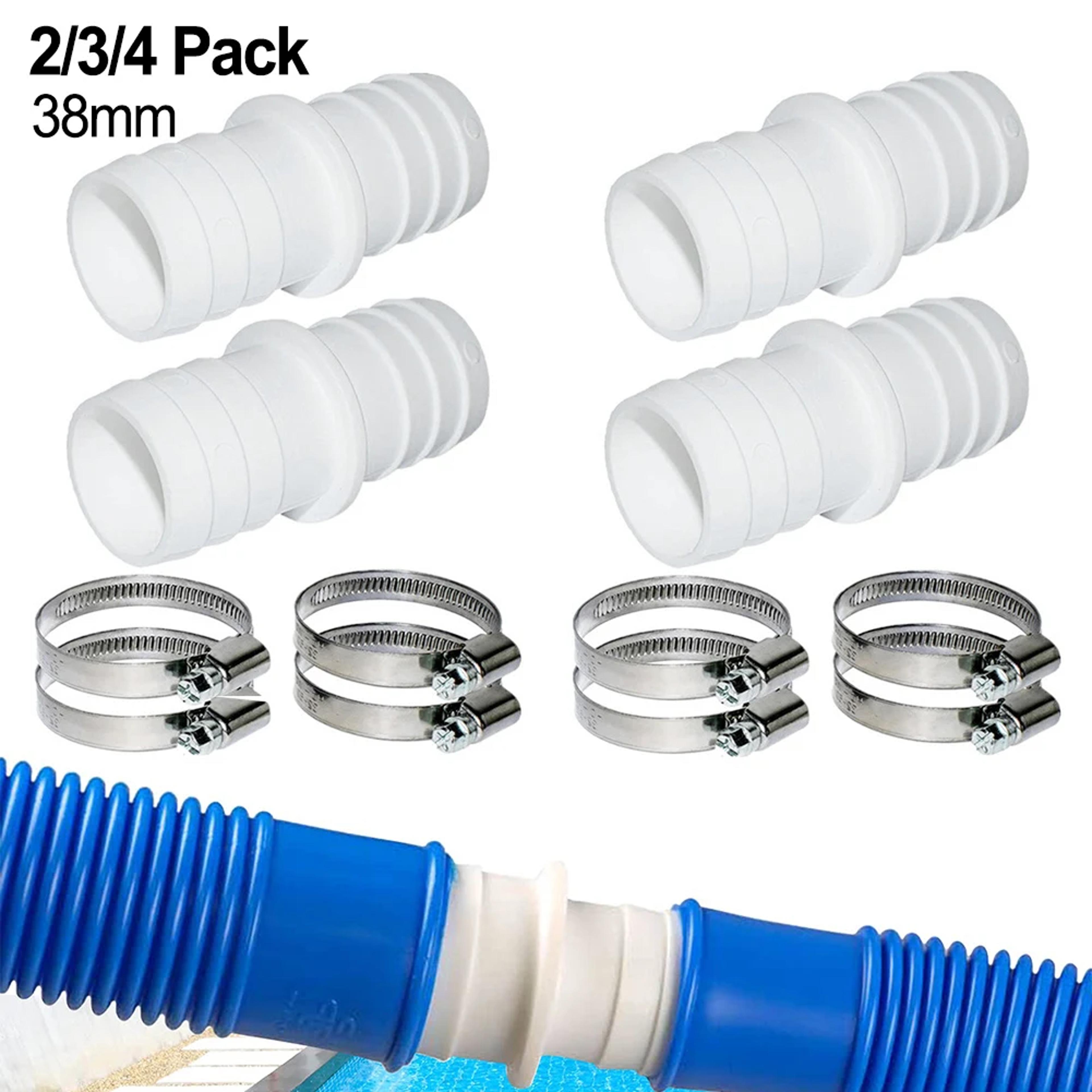 heavy duty pool hose adapter for hoses compatible with sand filter pump & pool vacuum systems