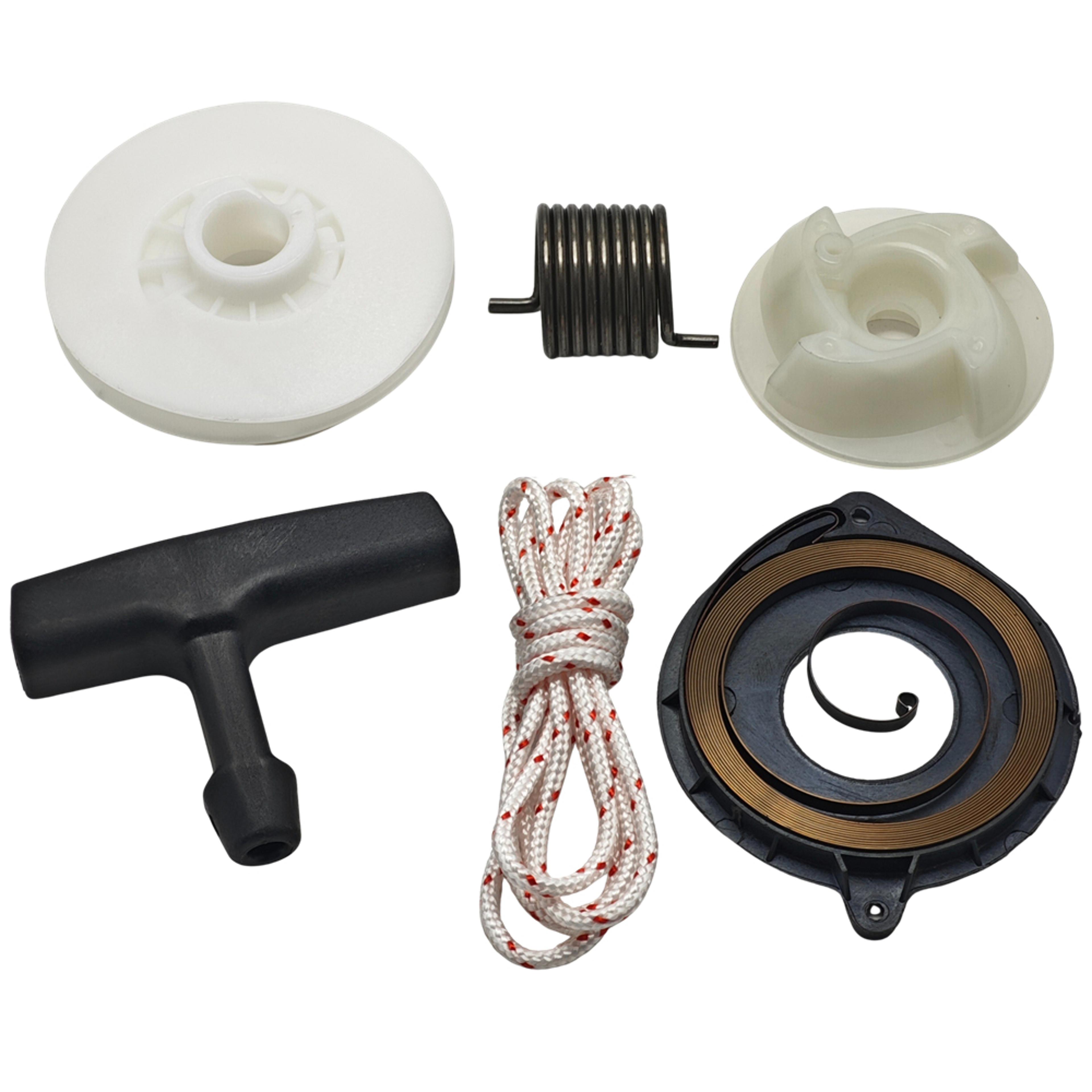 husqvarna chainsaw recoil starter kit with pulley, spring, rope & grip