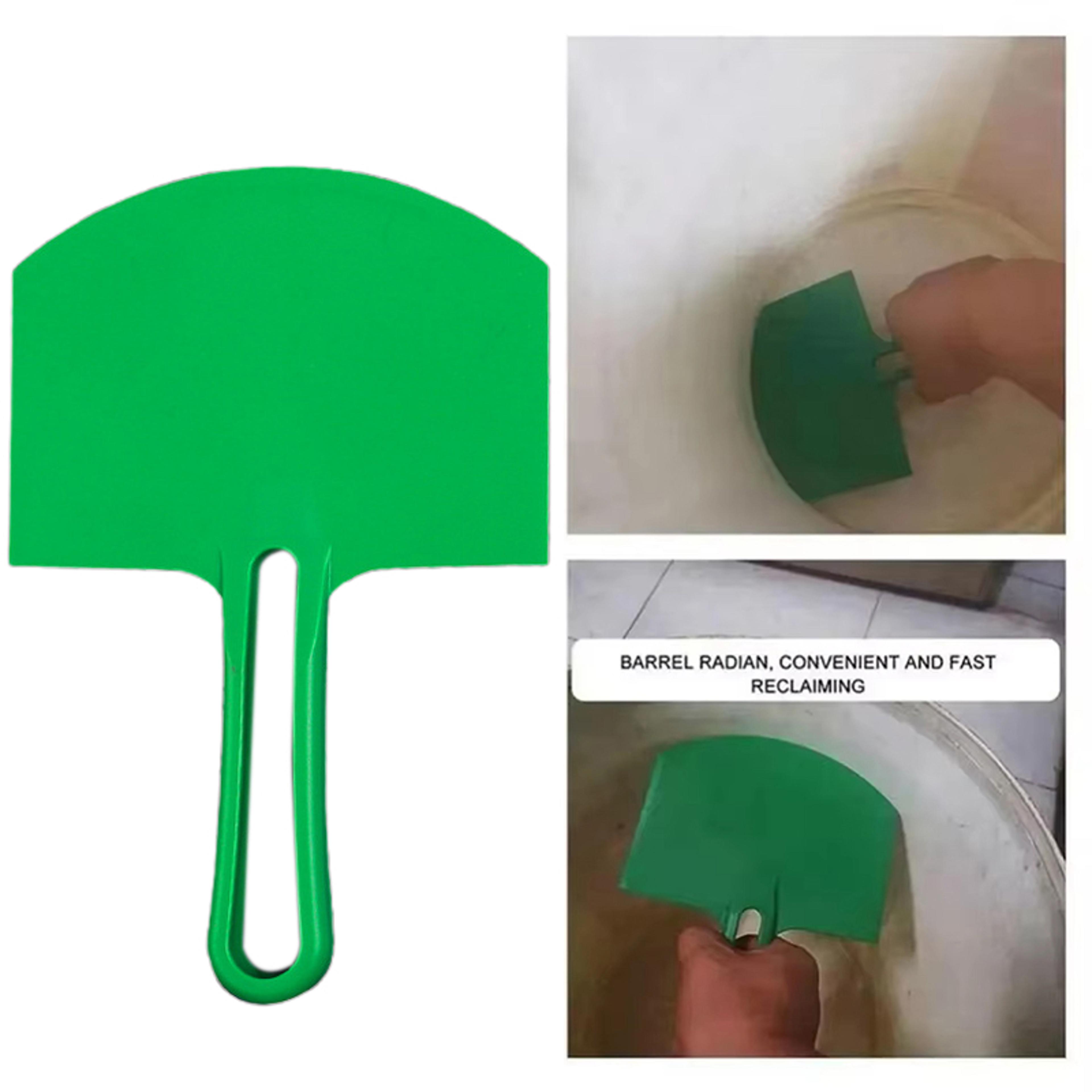 curved drywall bucket scoop & putty knife stainless steel paint scraper for plaster & wall repair
