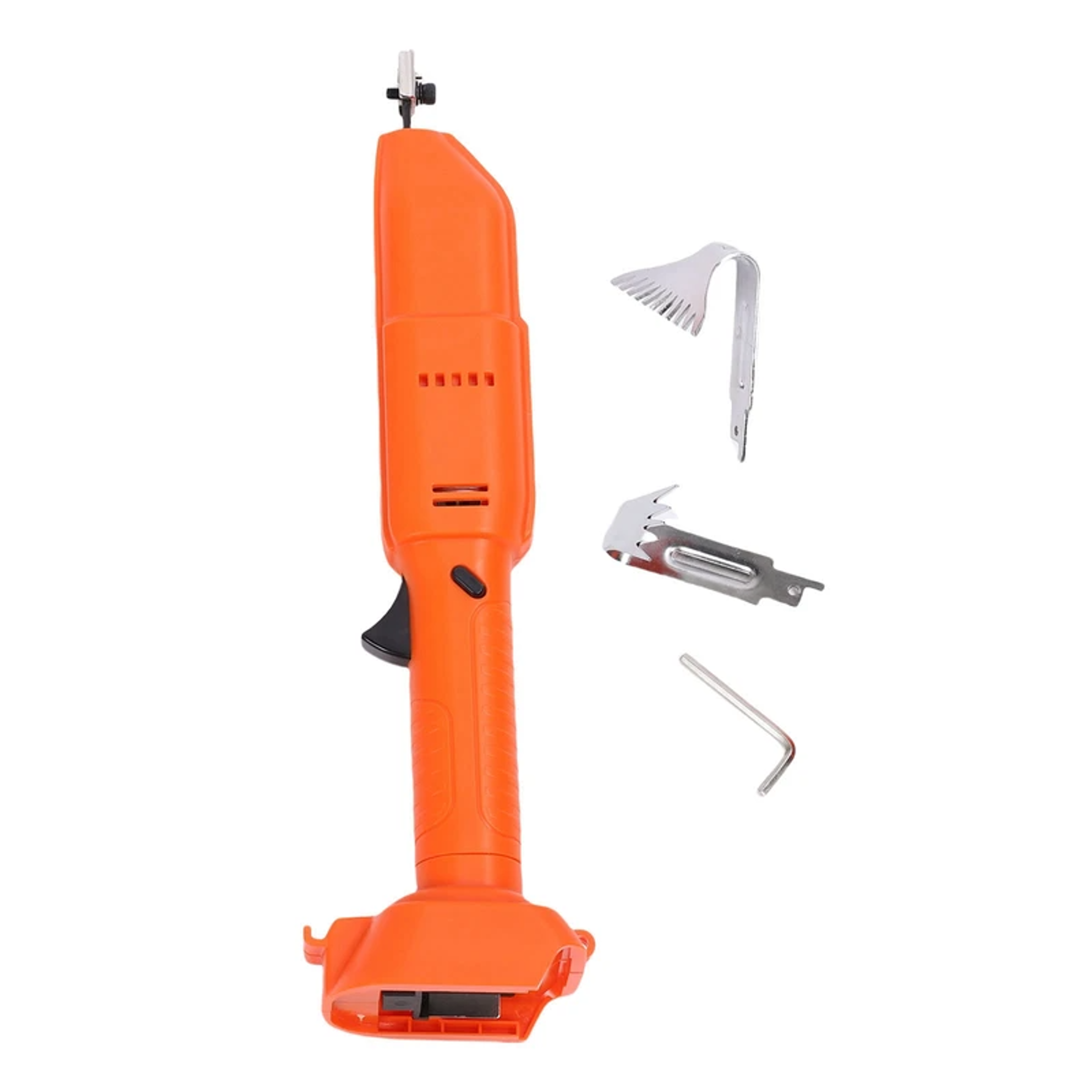 cordless electric hoe garden tiller with tooth heads for digging, weeding & soil cultivation