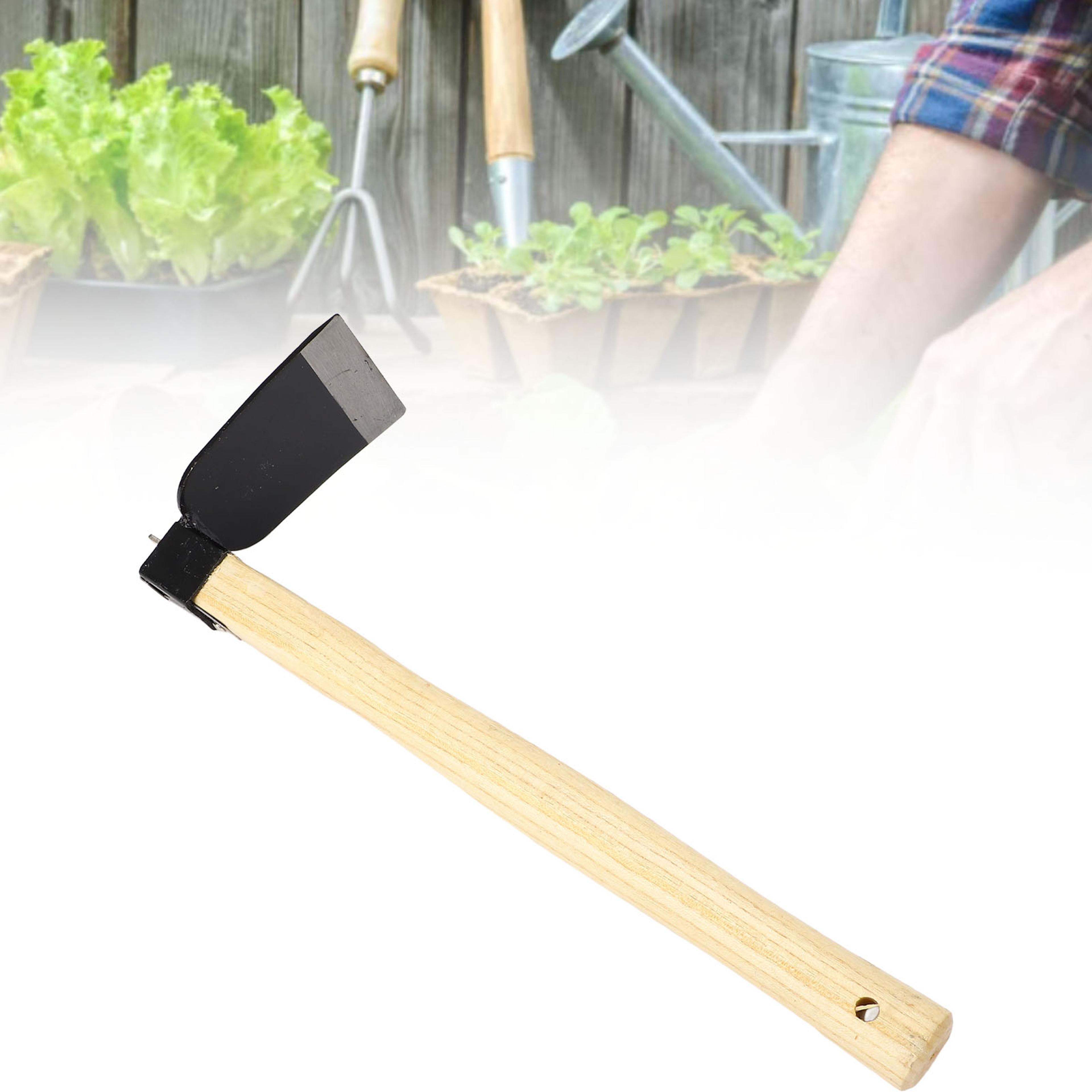 heavy duty garden hoe hand hoe for weeding, soil loosening & garden cultivation