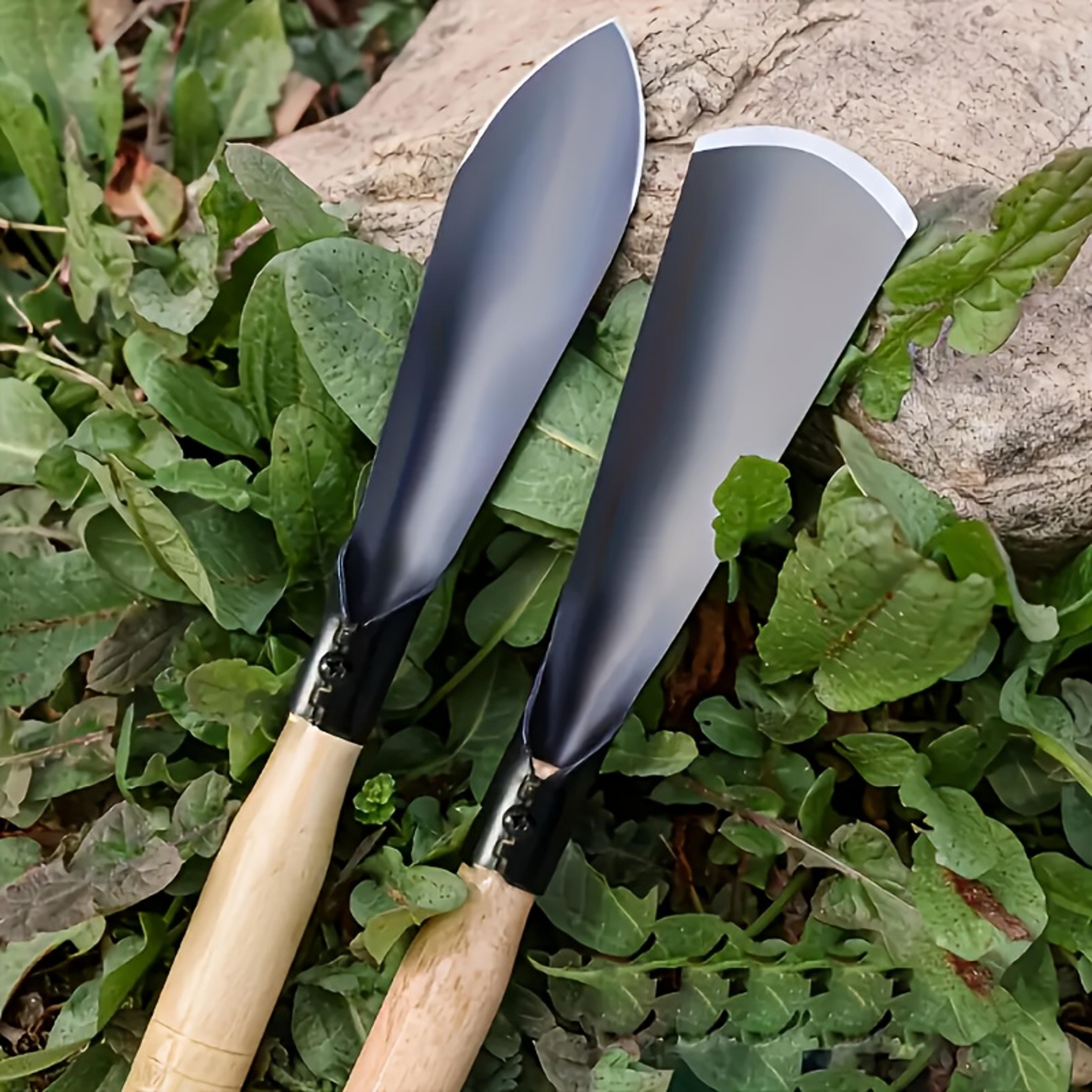 heavy duty garden shovel tool set with wooden handle multi purpose manganese steel hand gardening tools