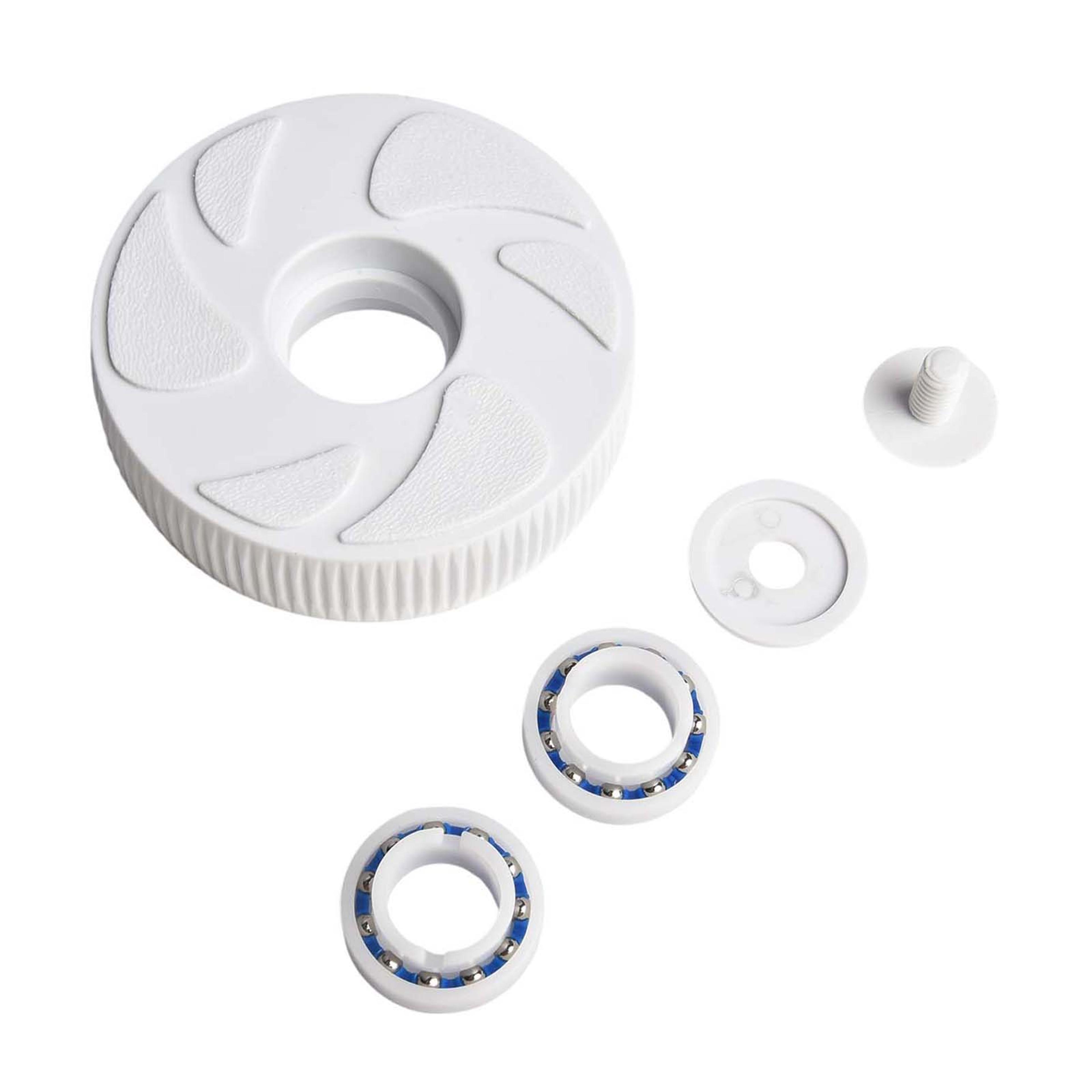 pool cleaner idler wheel repair kit for polaris with bearings, gasket & bolt