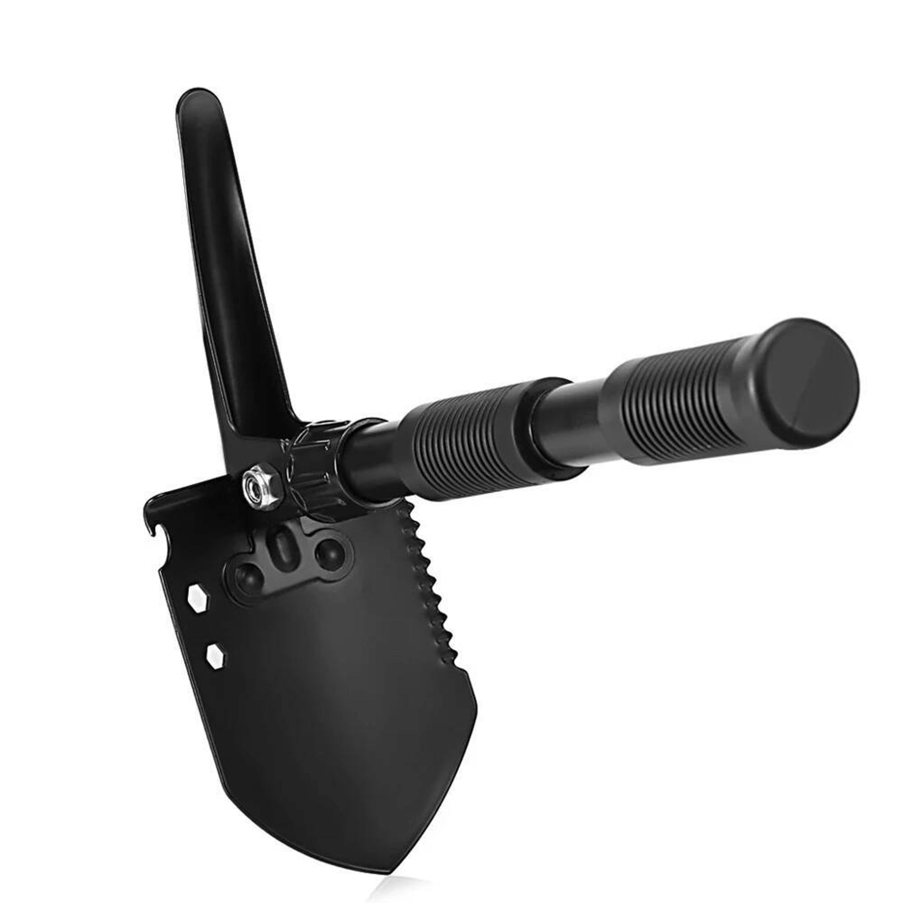 multifunction folding camping shovel & garden hoe portable survival spade for gardening, weeding & outdoor adventures