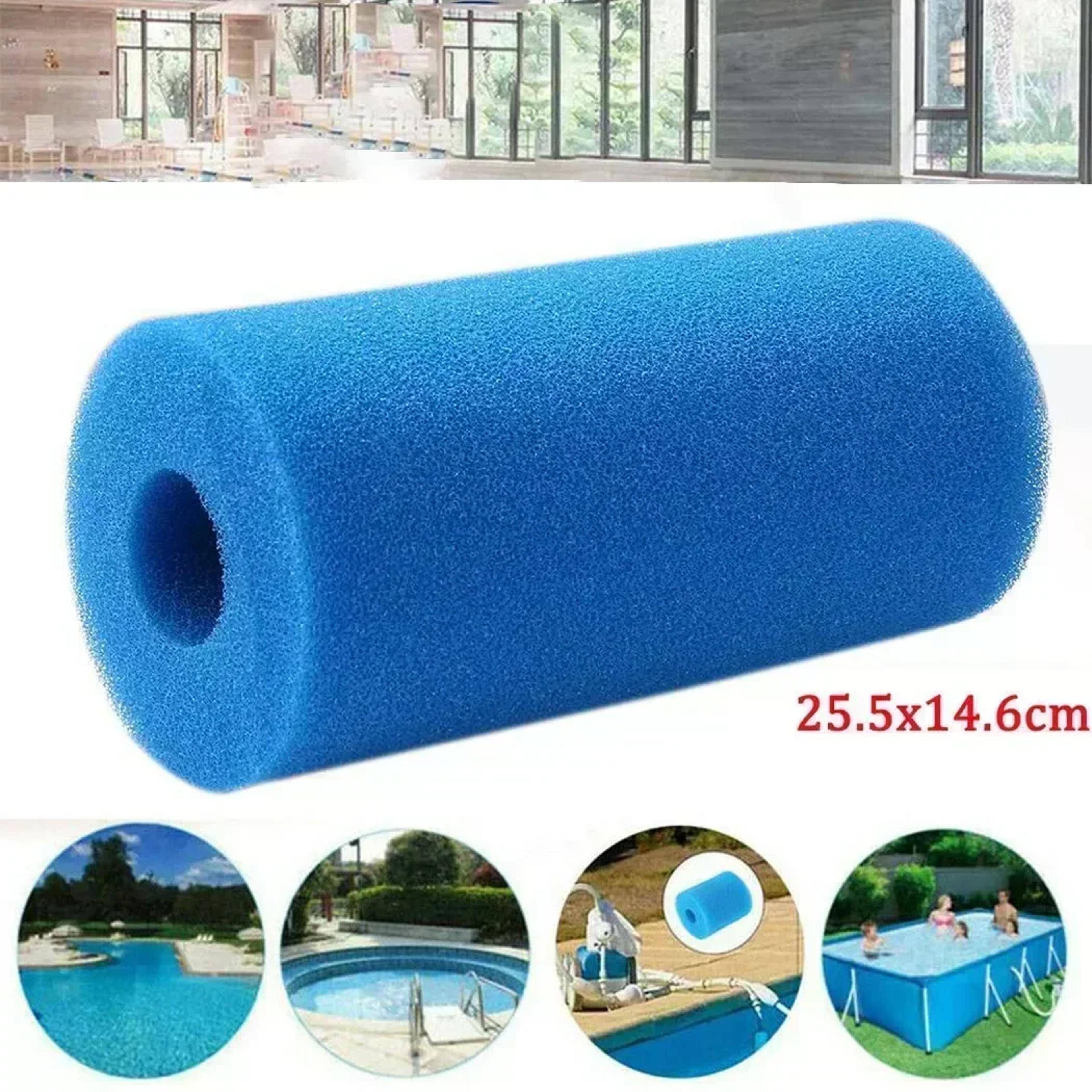 reusable pool filter cartridge for intex type washable foam sponge replacement