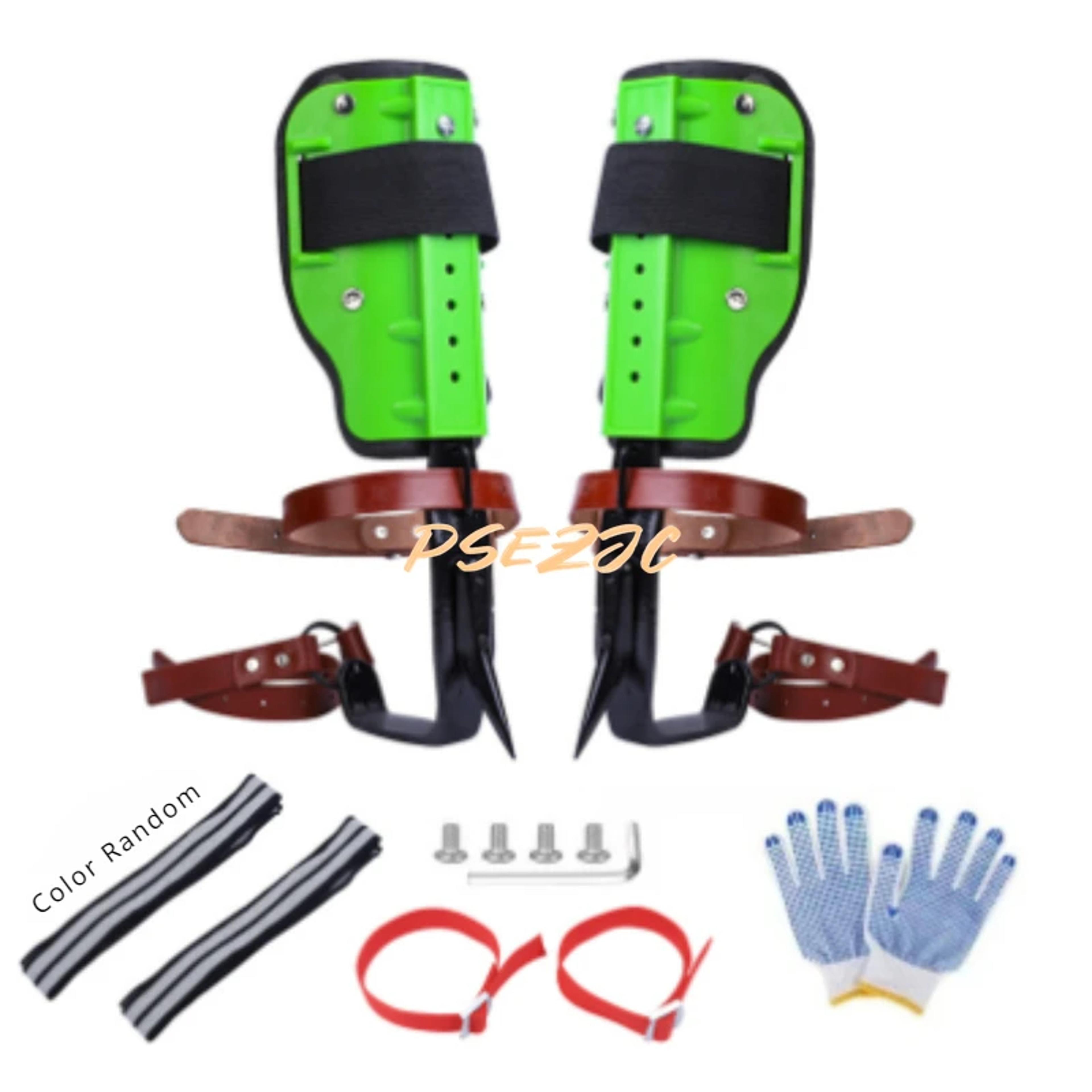 professional tree climbing spikes cast steel tree climbing shoes for logging, hunting & fruit picking