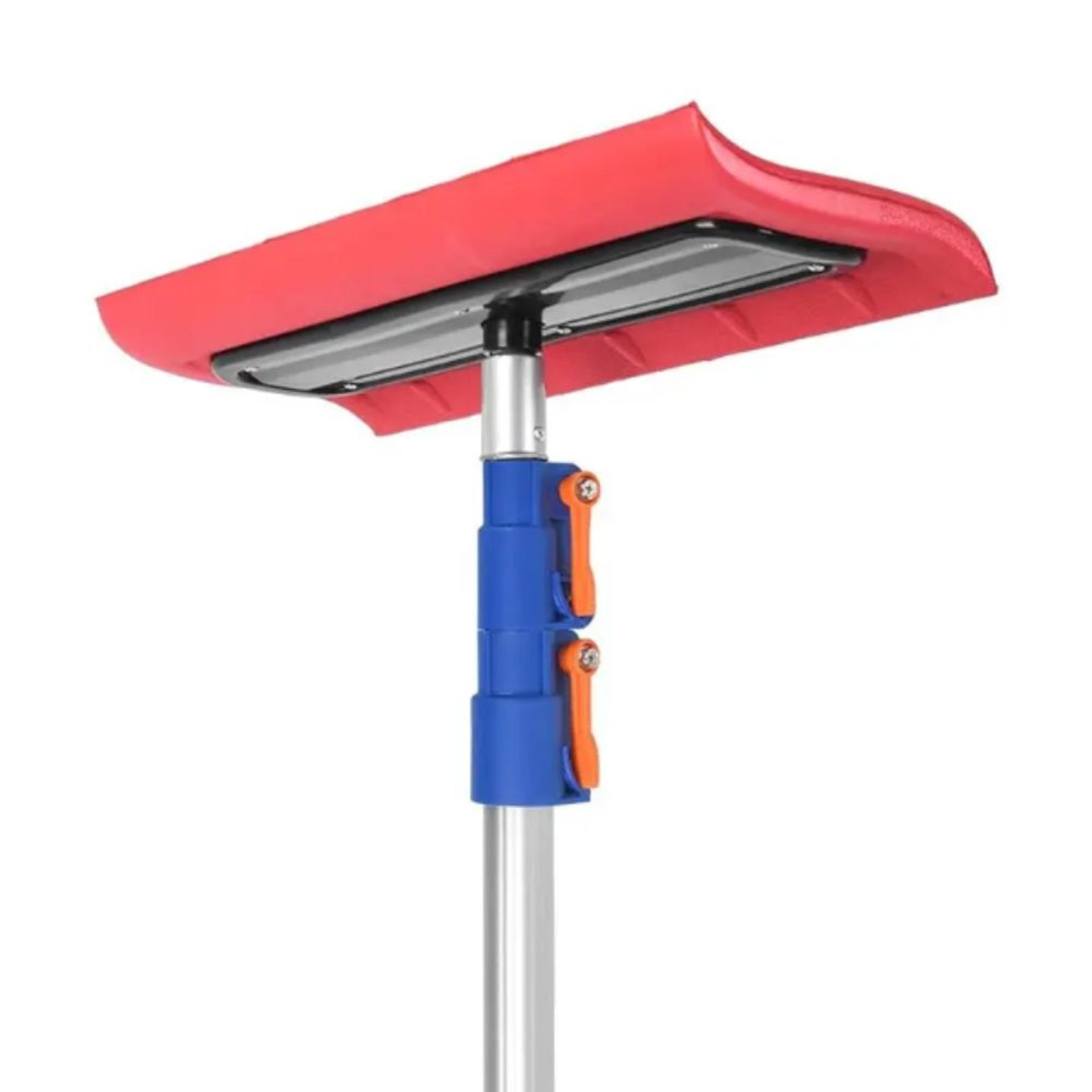 non scratch roof snow rake foam head snow removal tool for cars, suvs & home roofs
