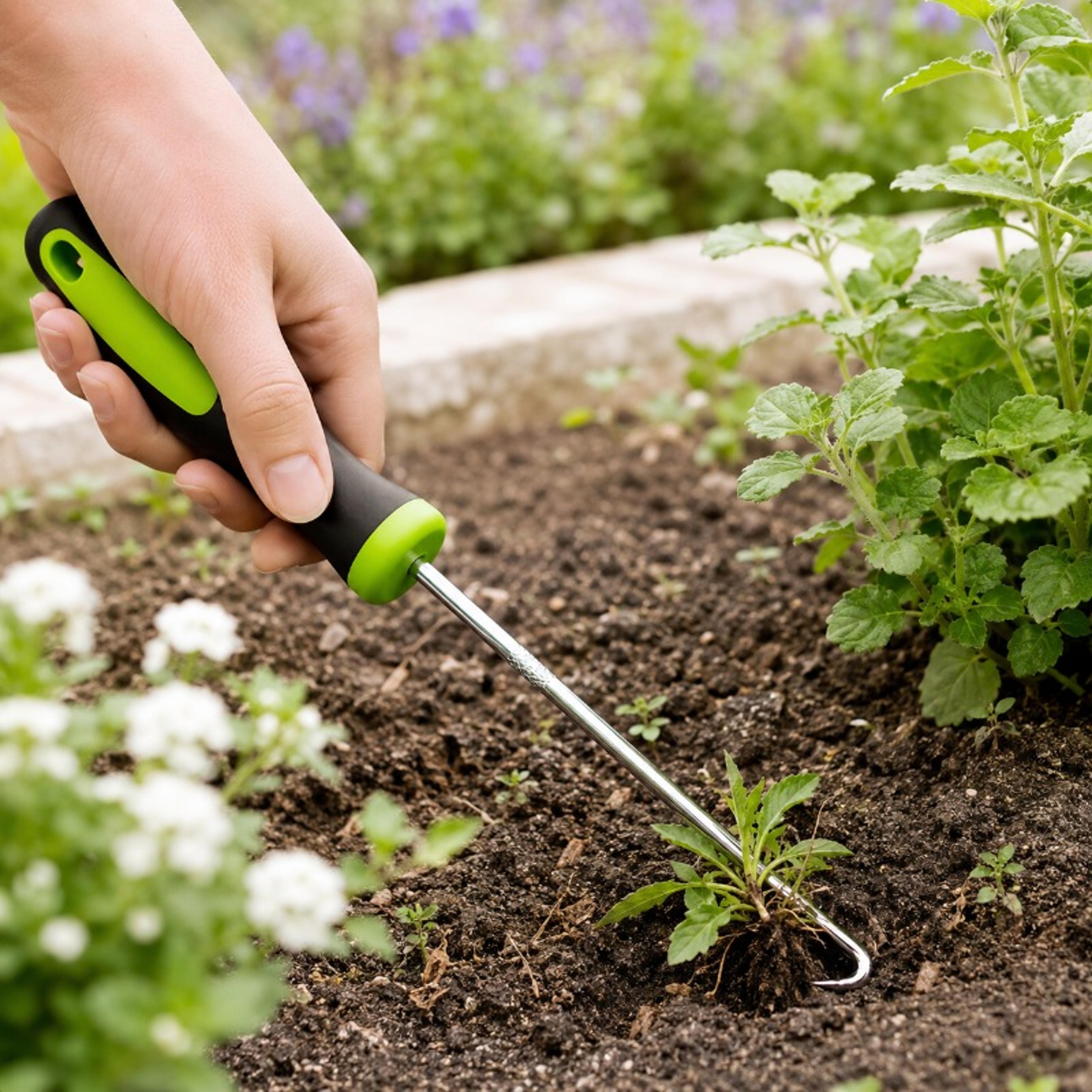 manual crack weeder tool for patio paving joints and garden weed removal