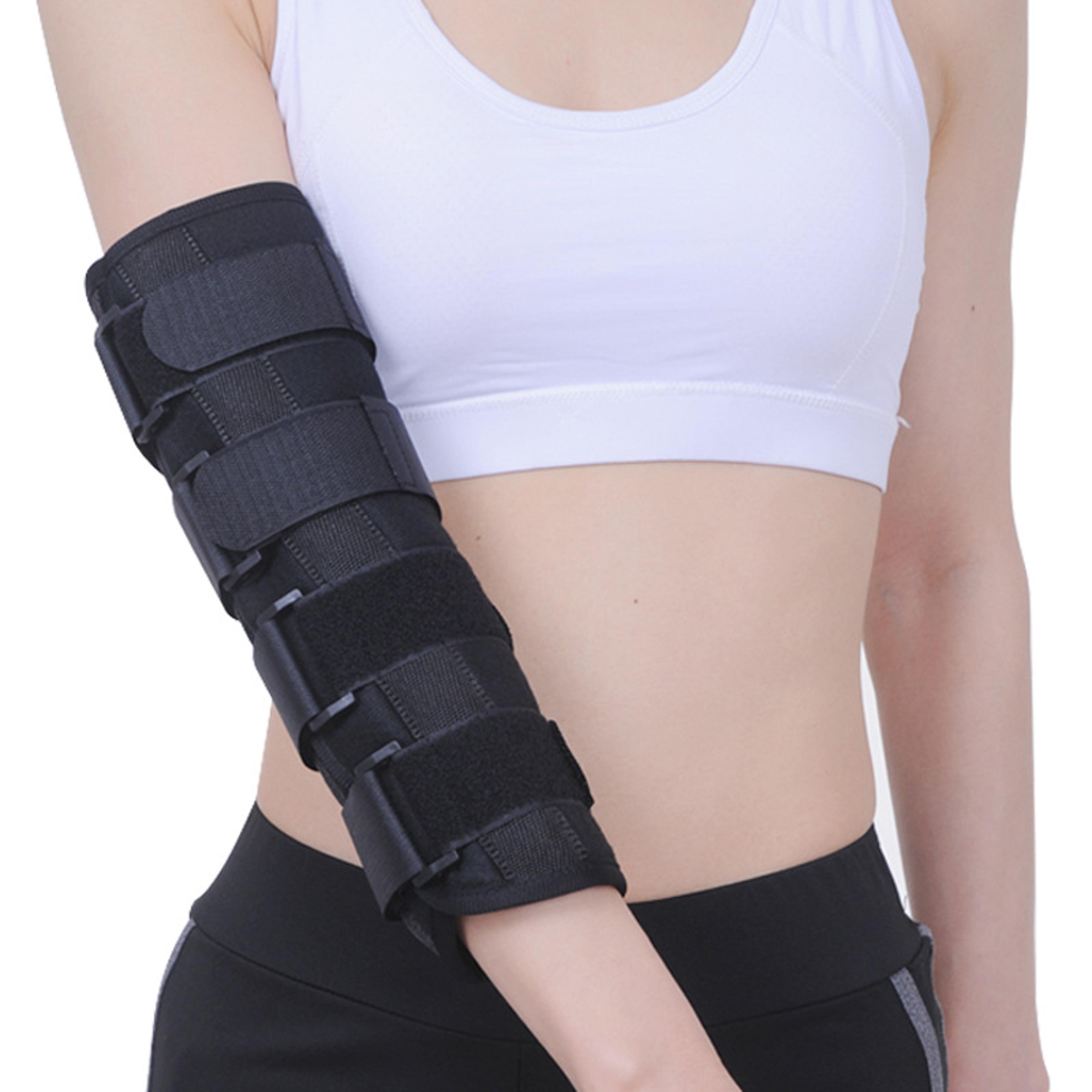 adjustable elbow fracture splint and stroke rehabilitation arm brace