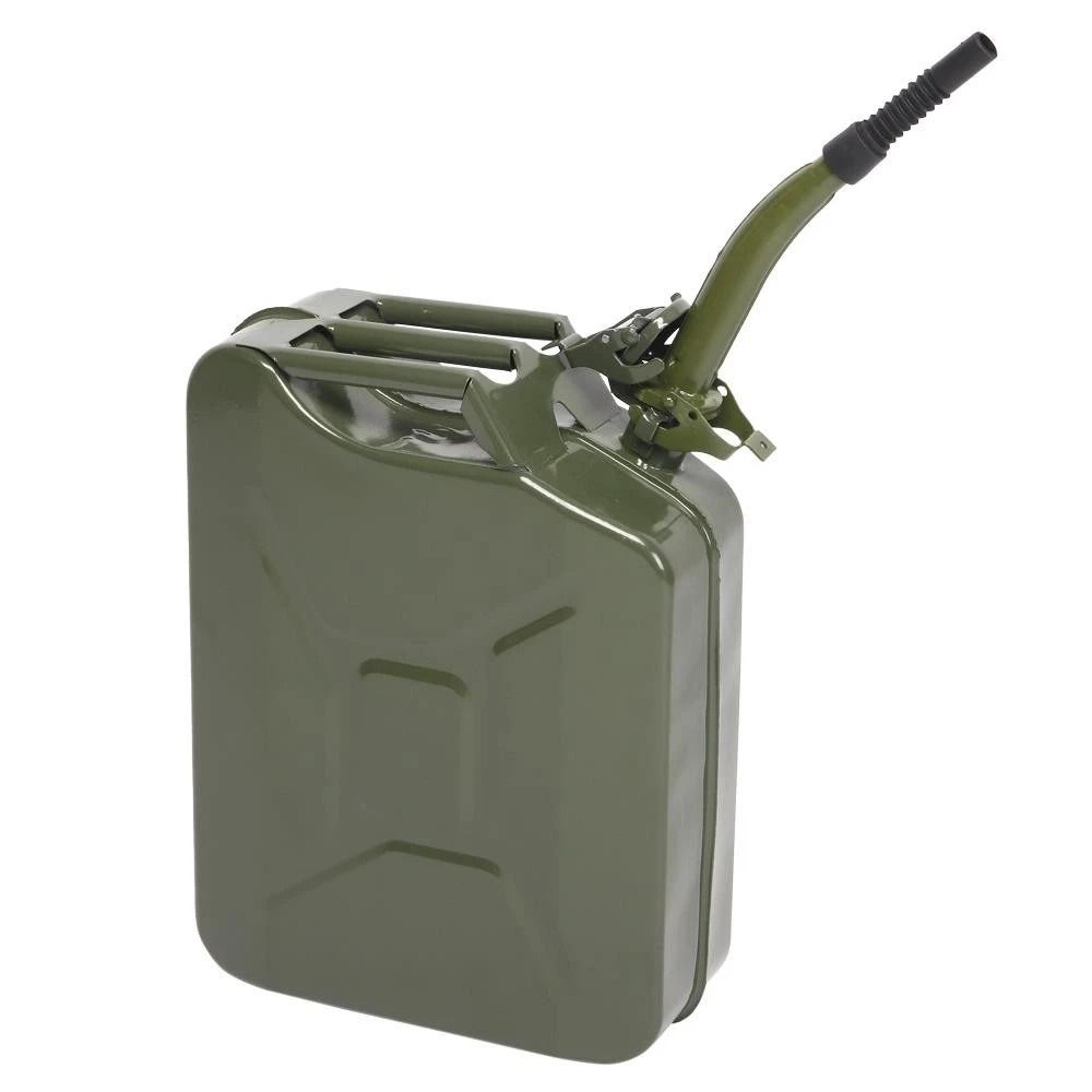 gallon steel jerry can 20l military-grade metal gas can with pouring spout