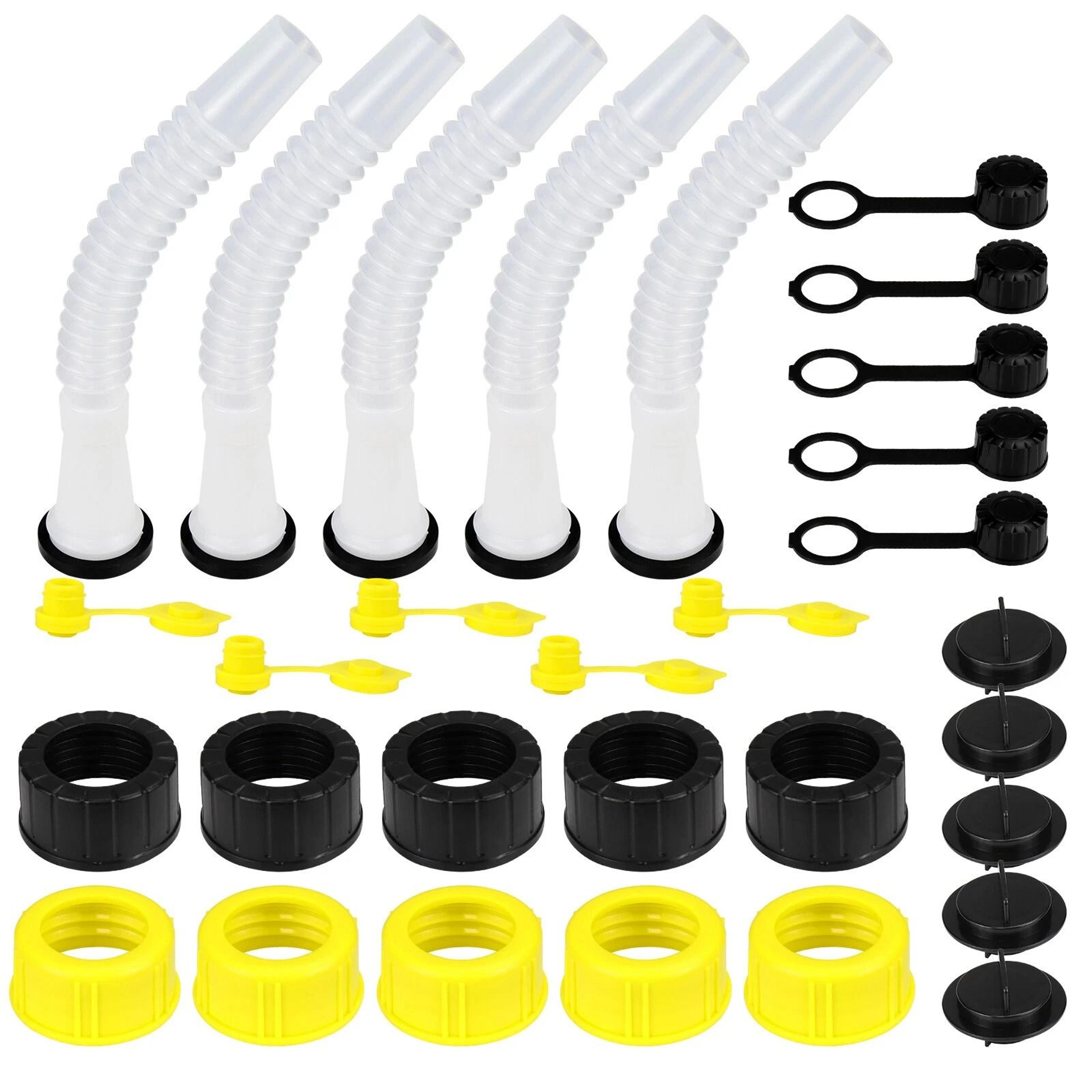 heavy duty gas can spout replacement kit with vent caps fit blitz midwest scepter briggs fuel cans
