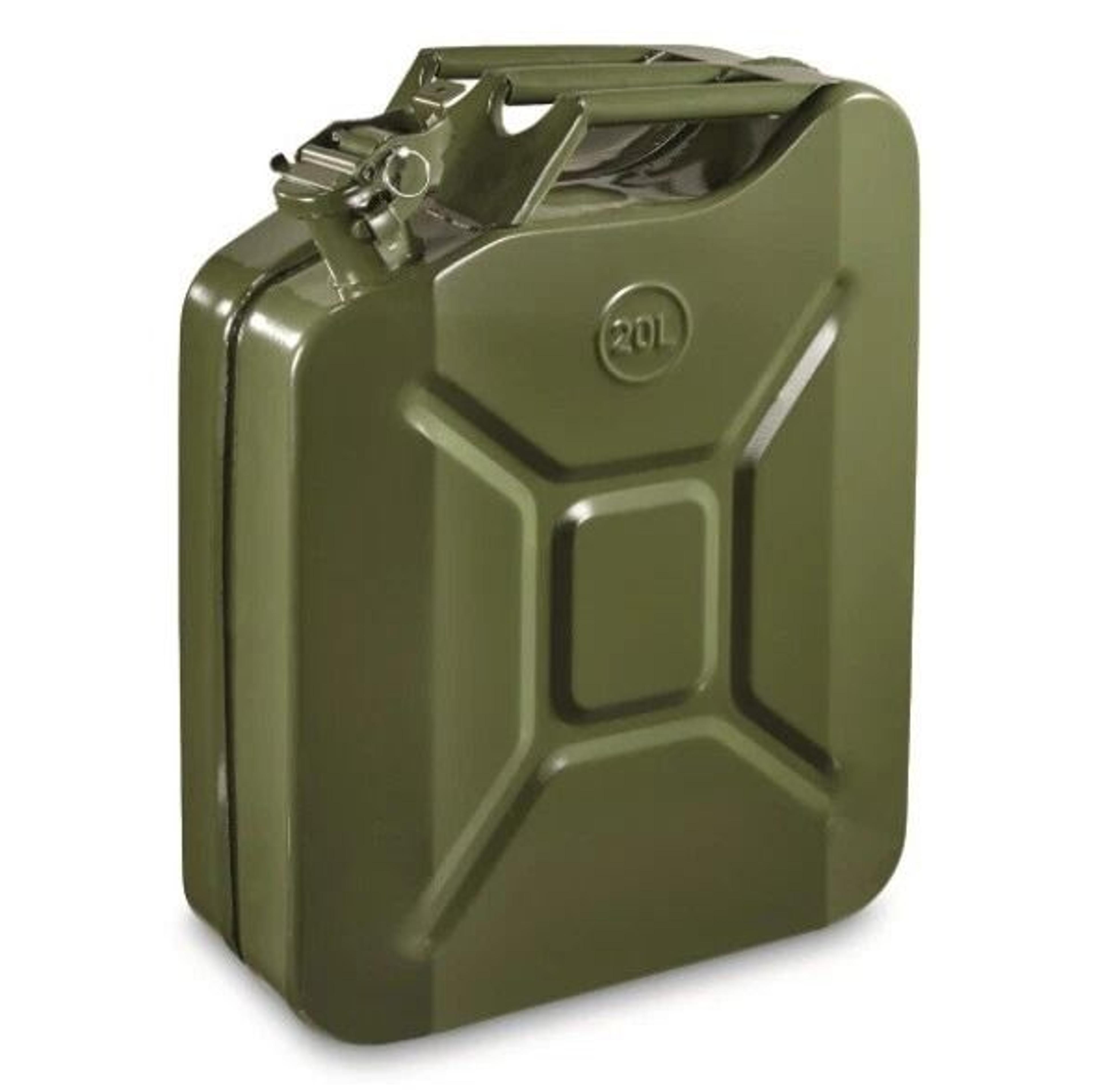 5 gallon nato style steel jerry can 20l fuel tank heavy duty gasoline diesel storage