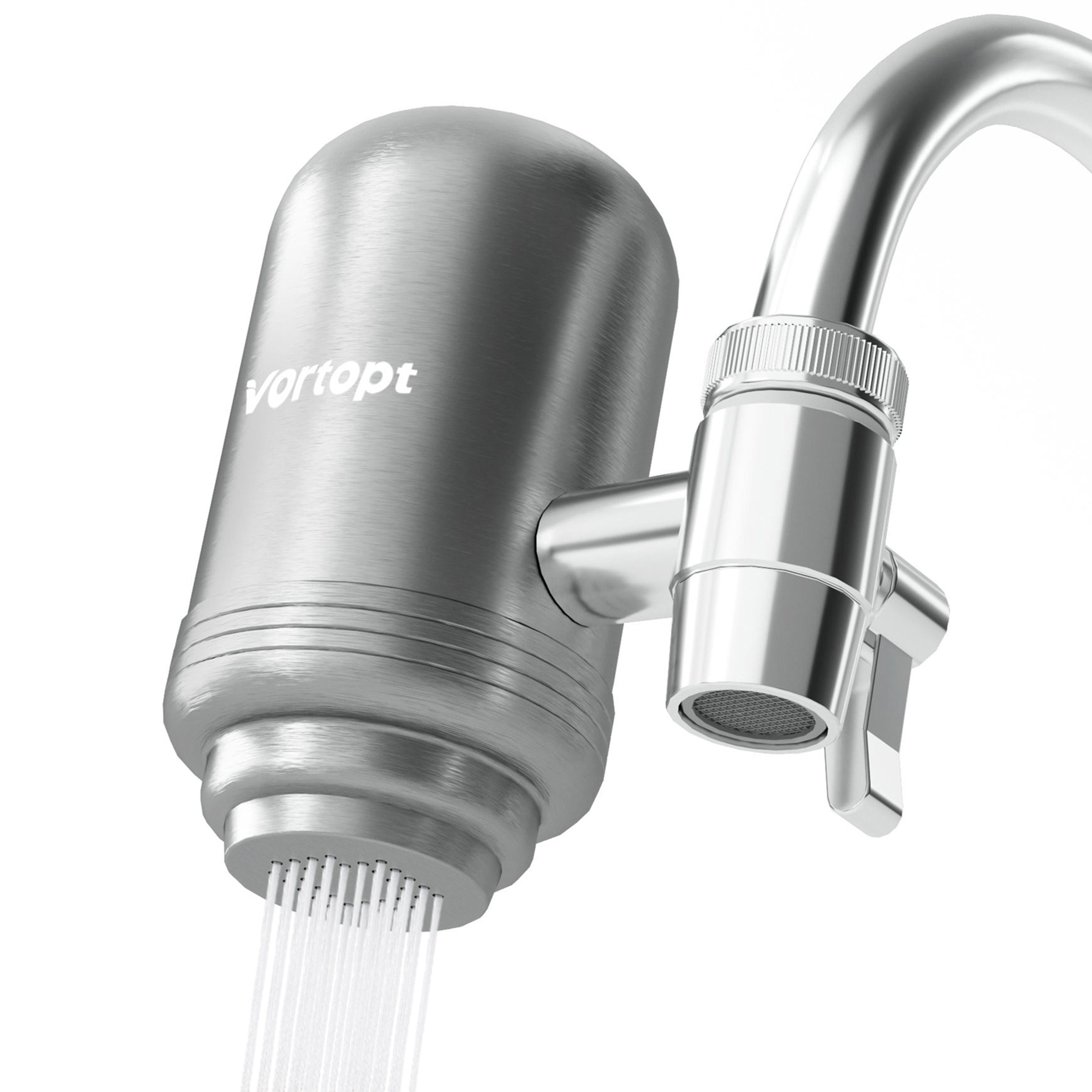 stainless steel faucet water filter tap purifier for kitchen sink removes lead chlorine improves taste