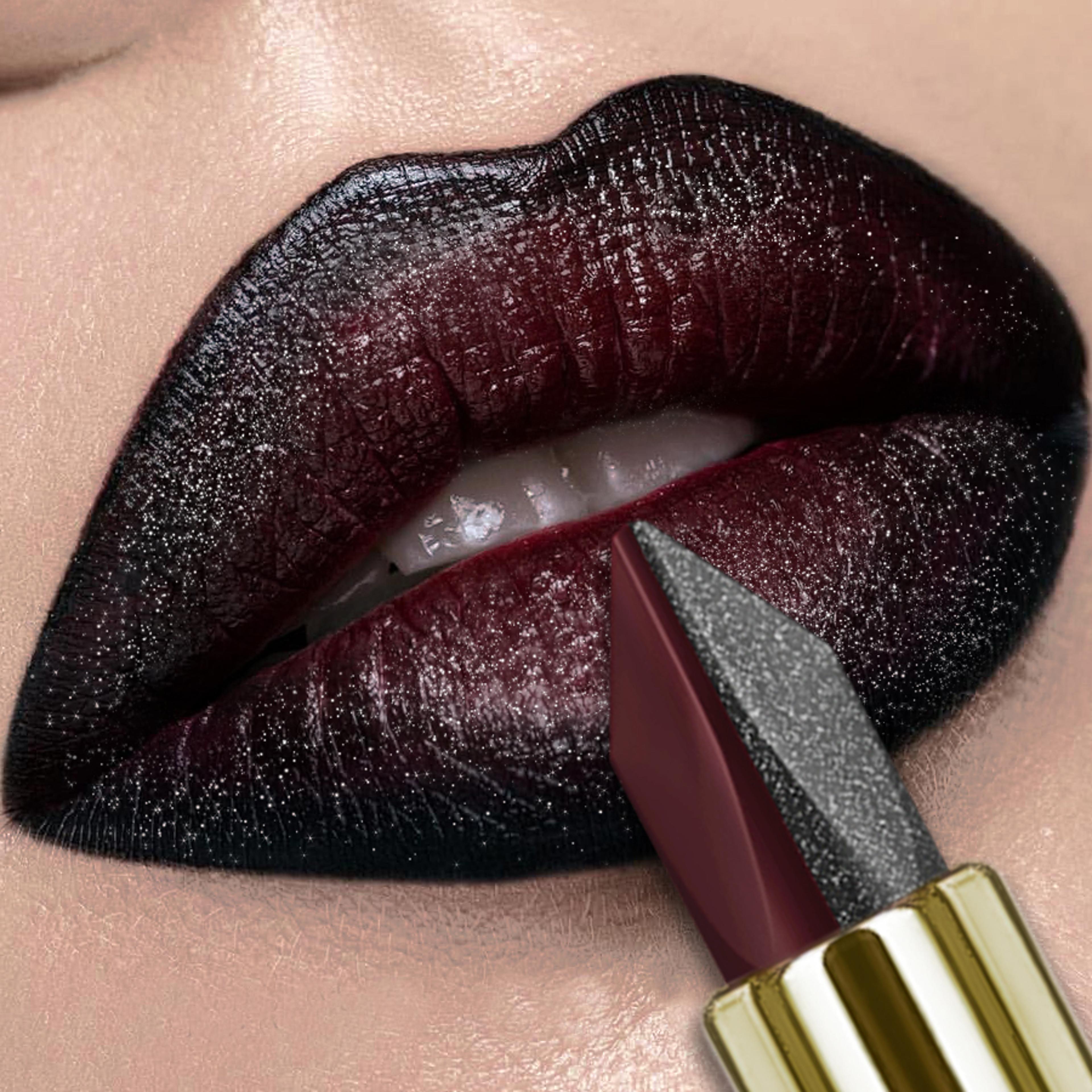 two tone matte lipstick waterproof gradient lip tint long lasting velvet finish