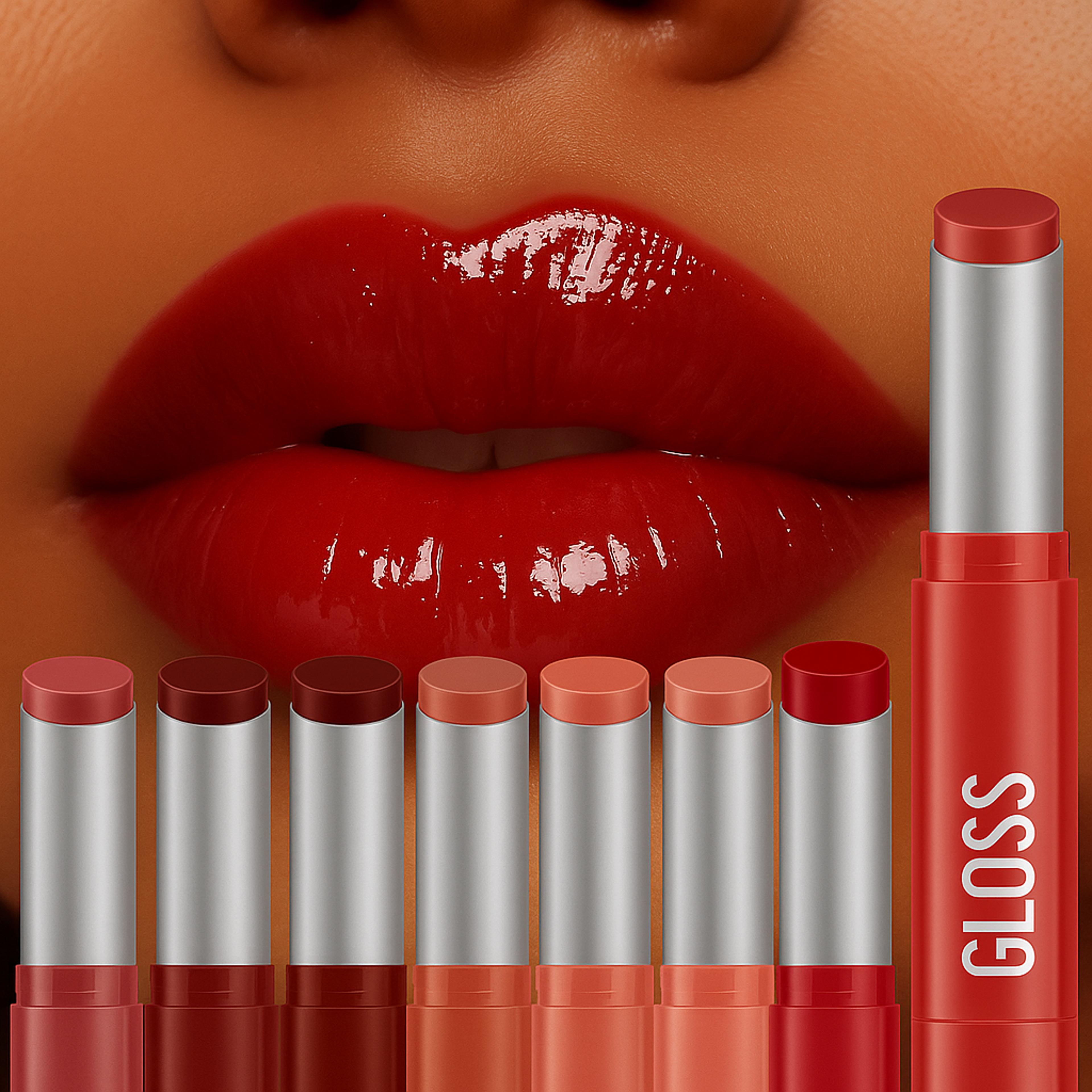 waterproof lip gloss plumping shine matte nude long lasting finish