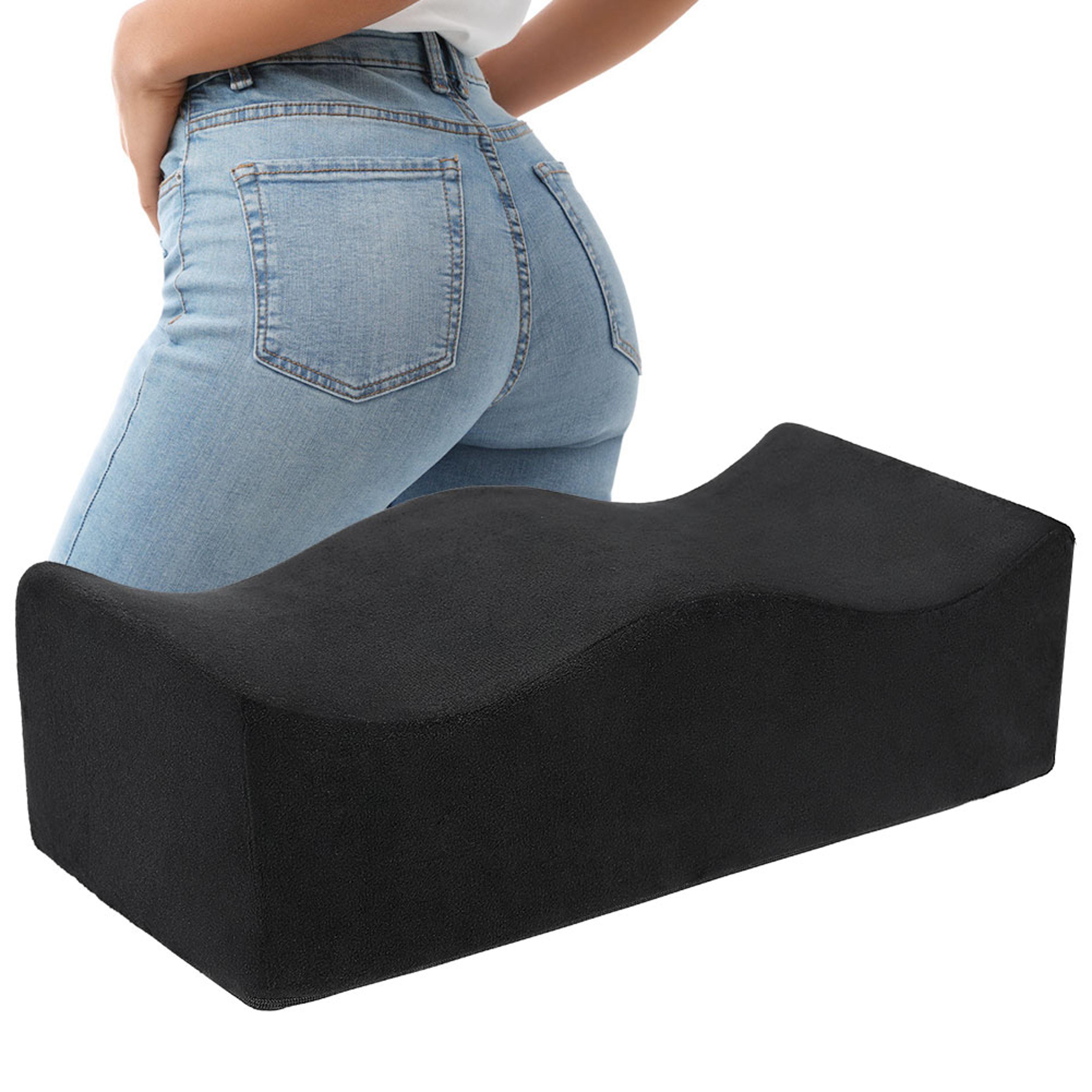 ergonomic bbl seat cushion for tailbone relief hip lift and posture support