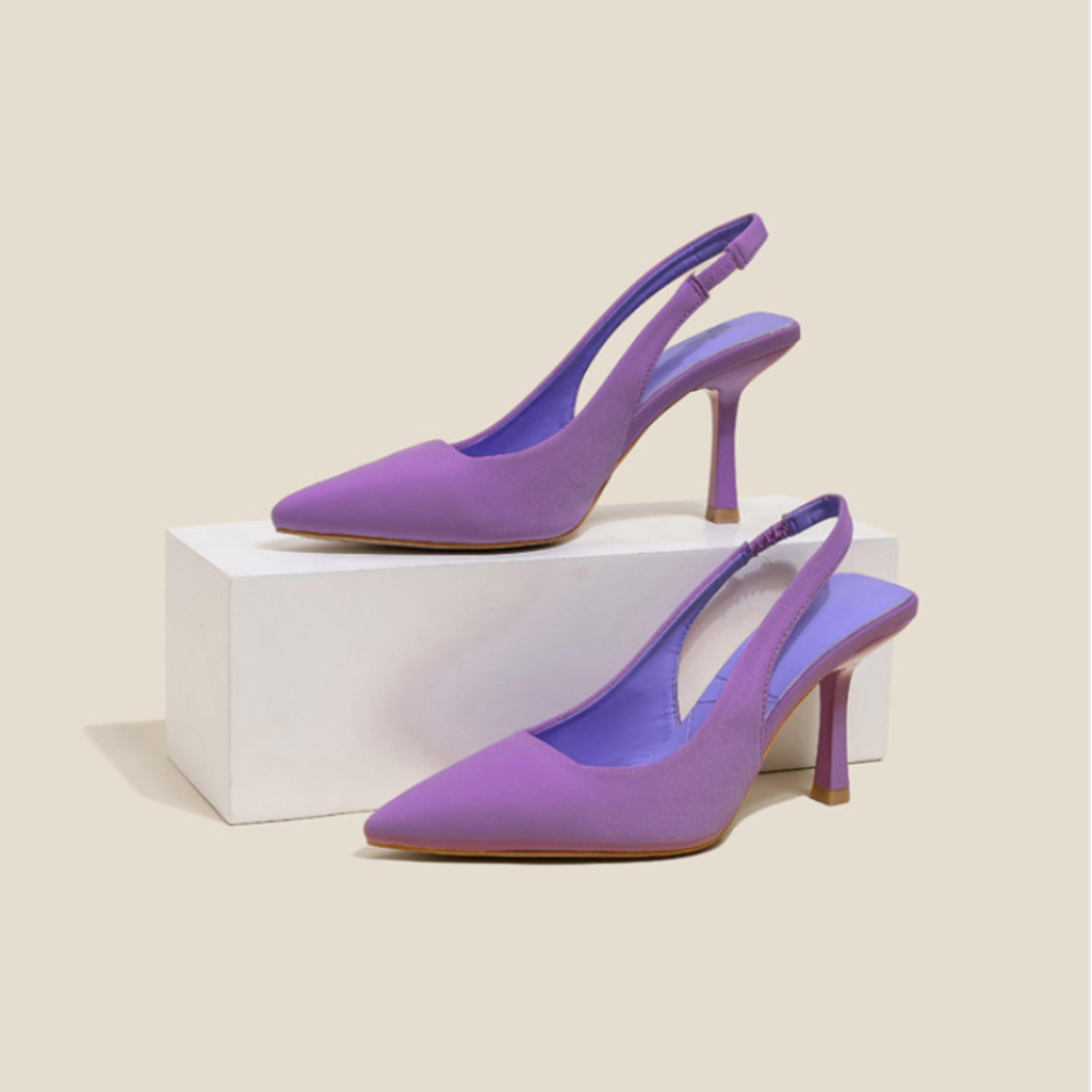 elegant slingback high heel pumps for women slip on dress shoes