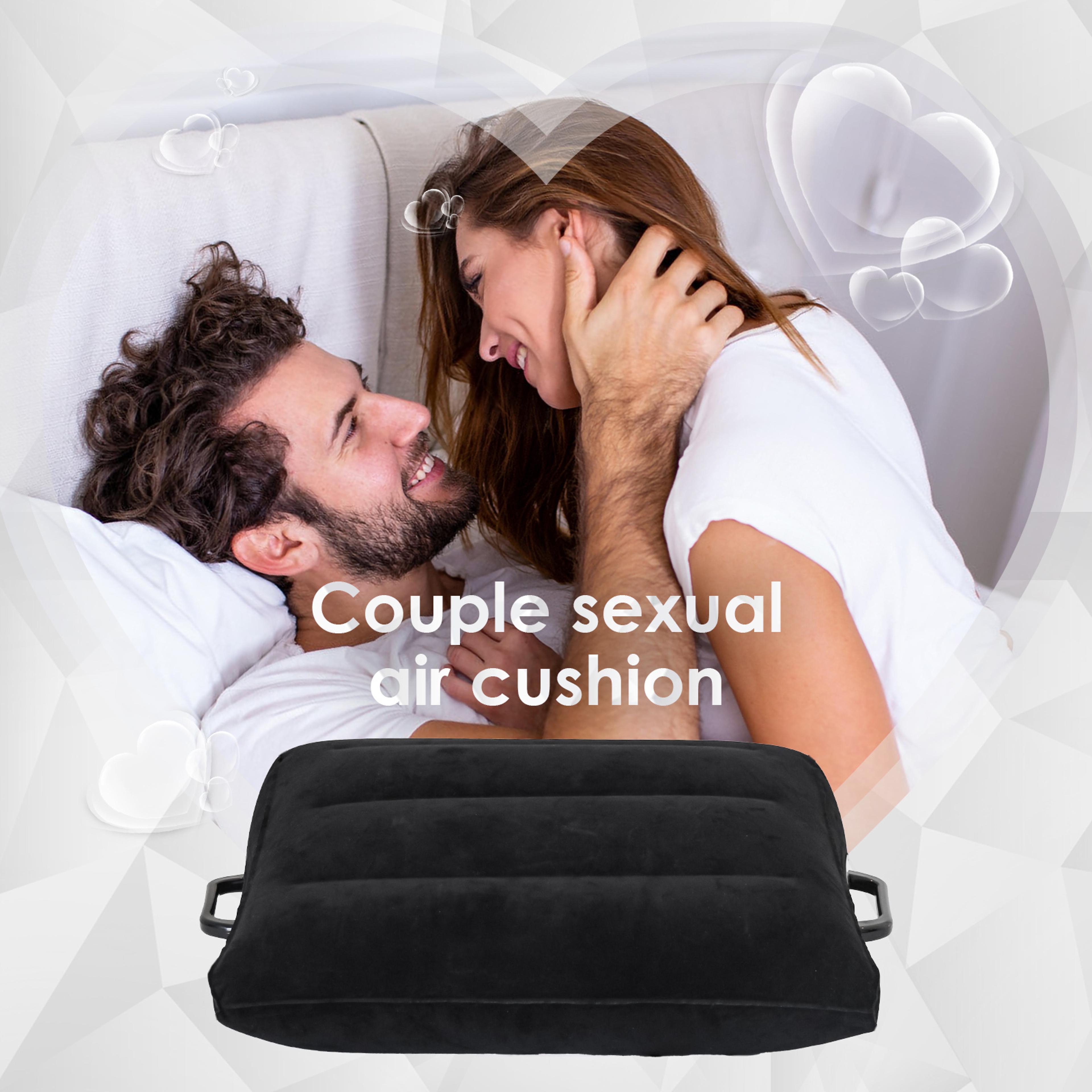 inflatable couples positioning pillow comfort wedge cushion with arm support