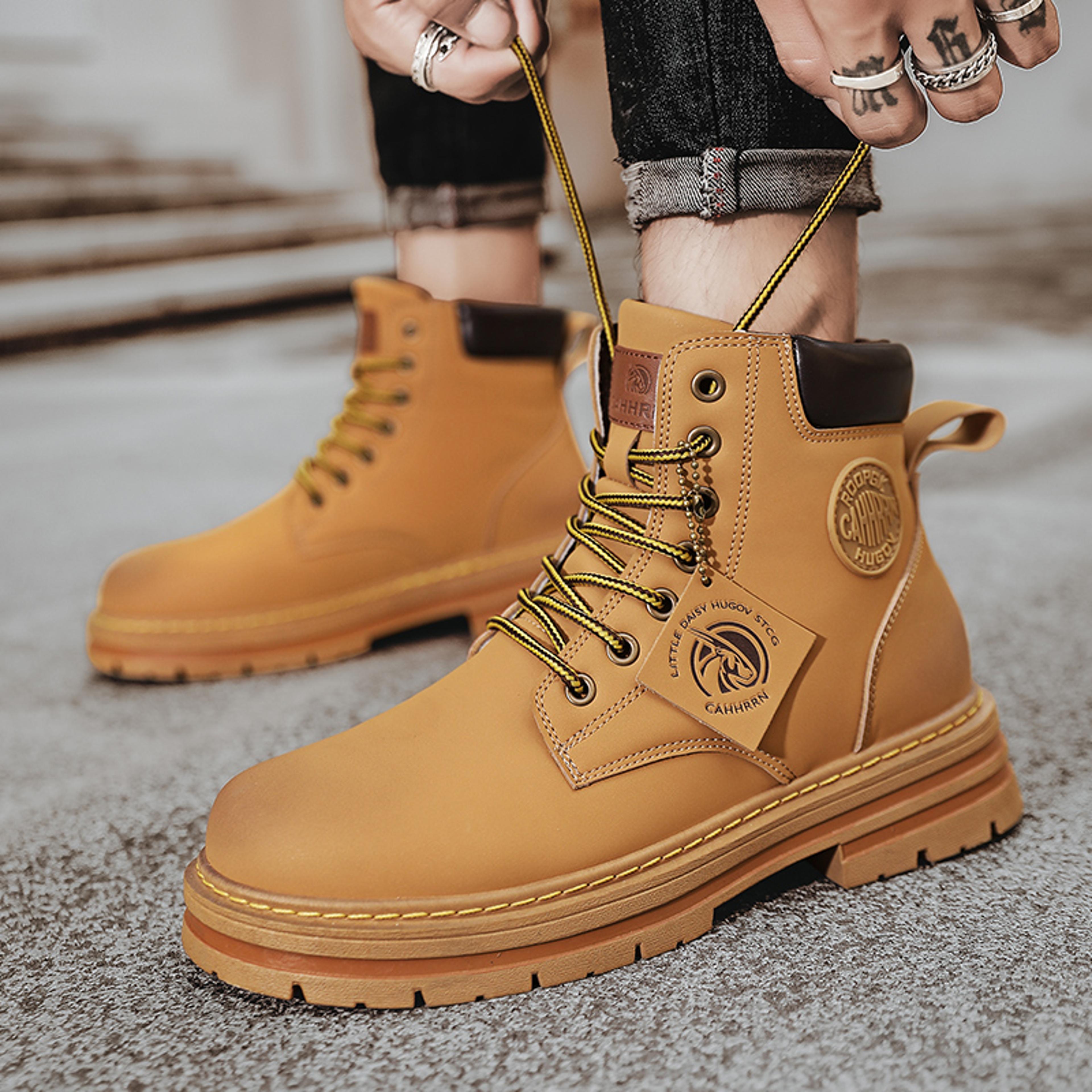 ruggedstride motorcycle ankle boots waterproof chelsea boots for men