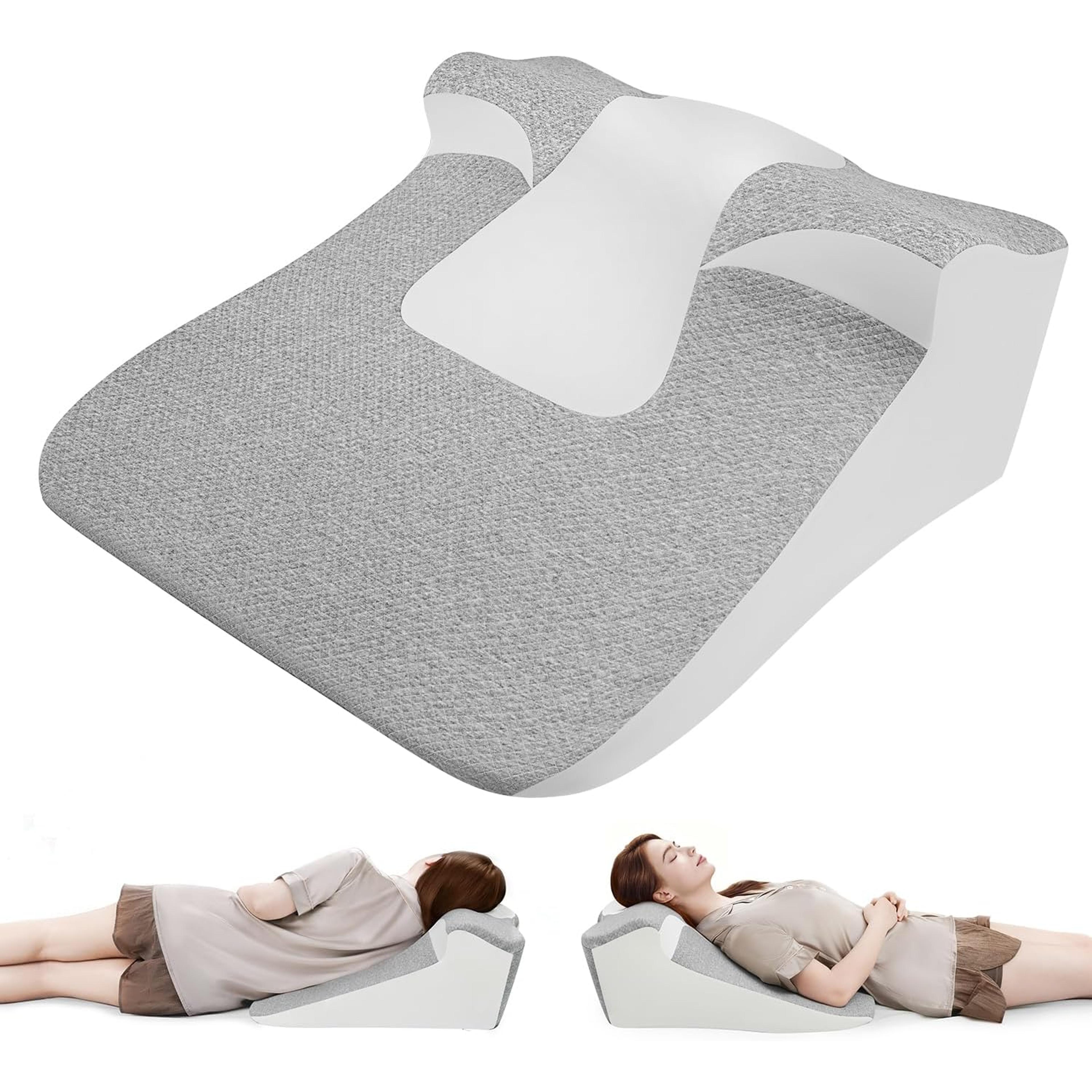 ergorest incline bed wedge pillow for acid reflux relief & comfortable sleeping support