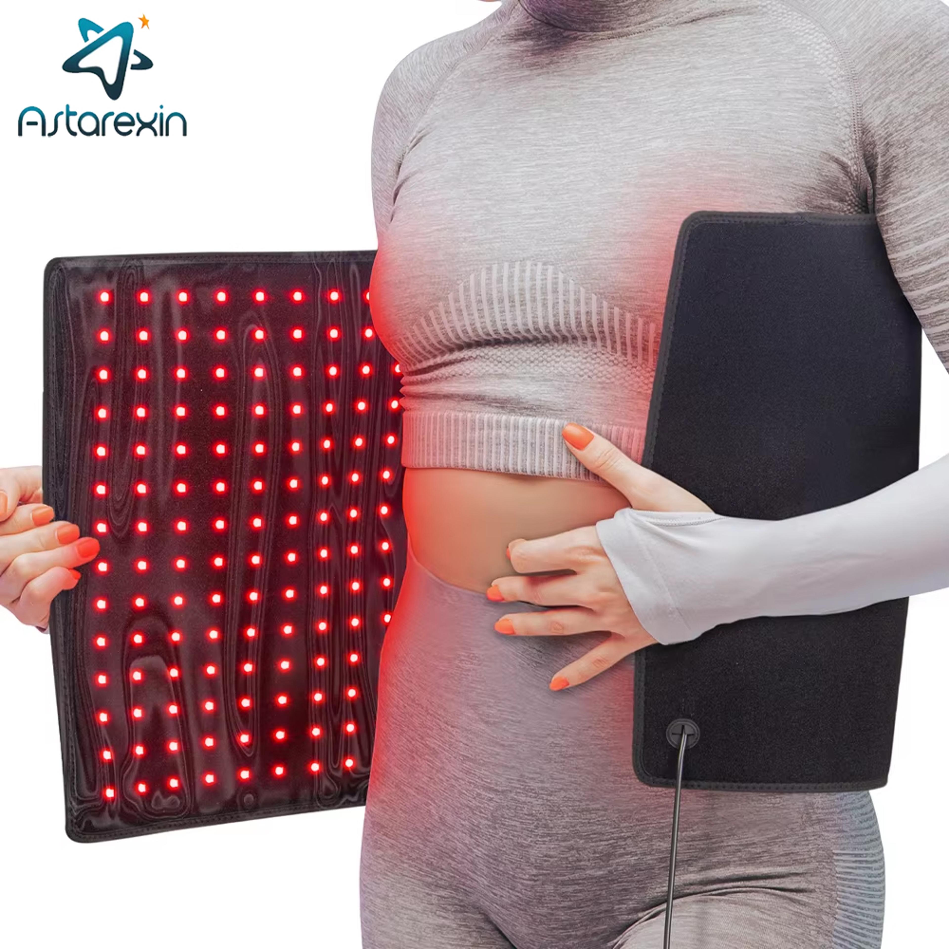 red light therapy mat 406 led 660nm 850nm infrared light therapy pad for full body pain relief