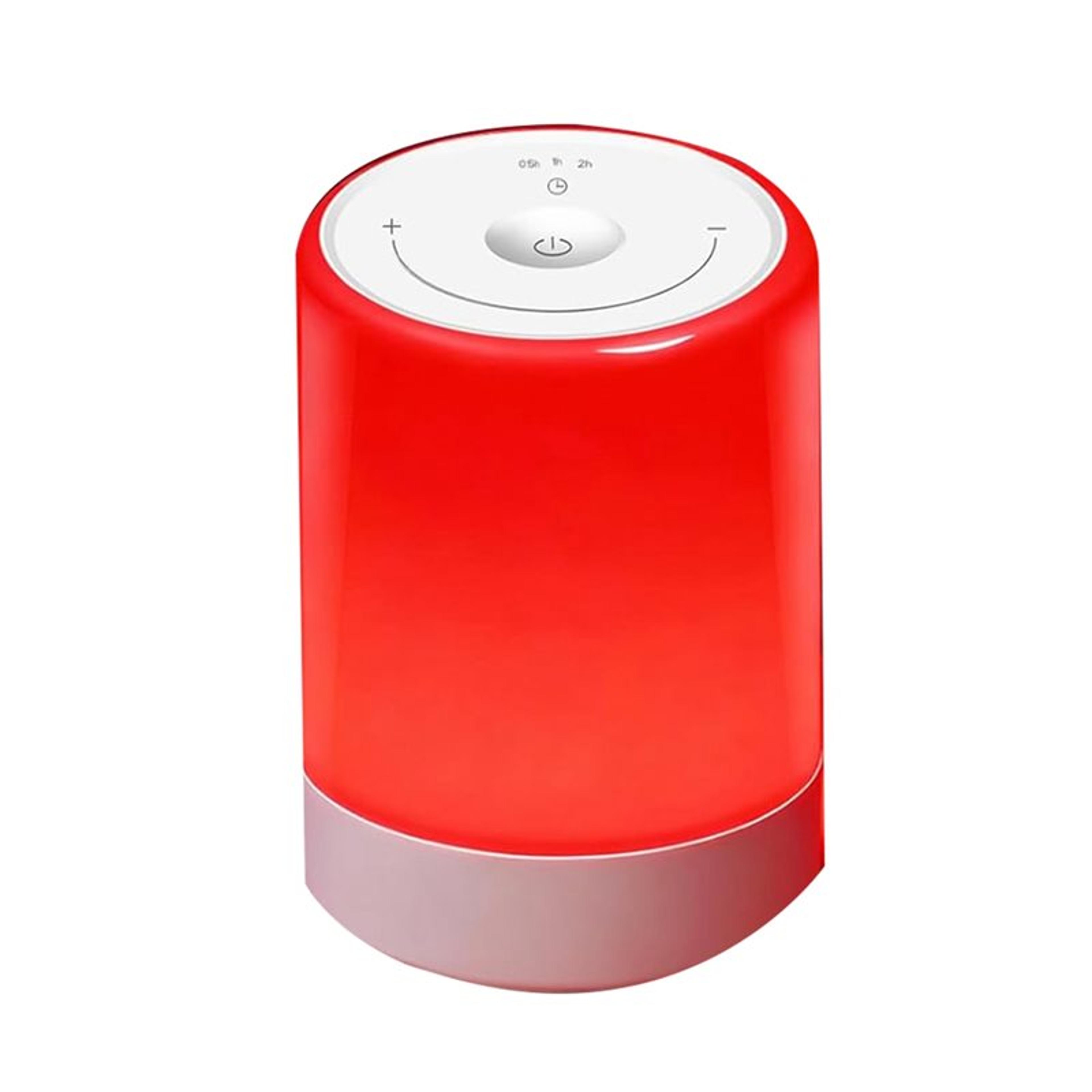 uncl red light therapy lamp sleep aid lamp 670nm rechargeable touch night light