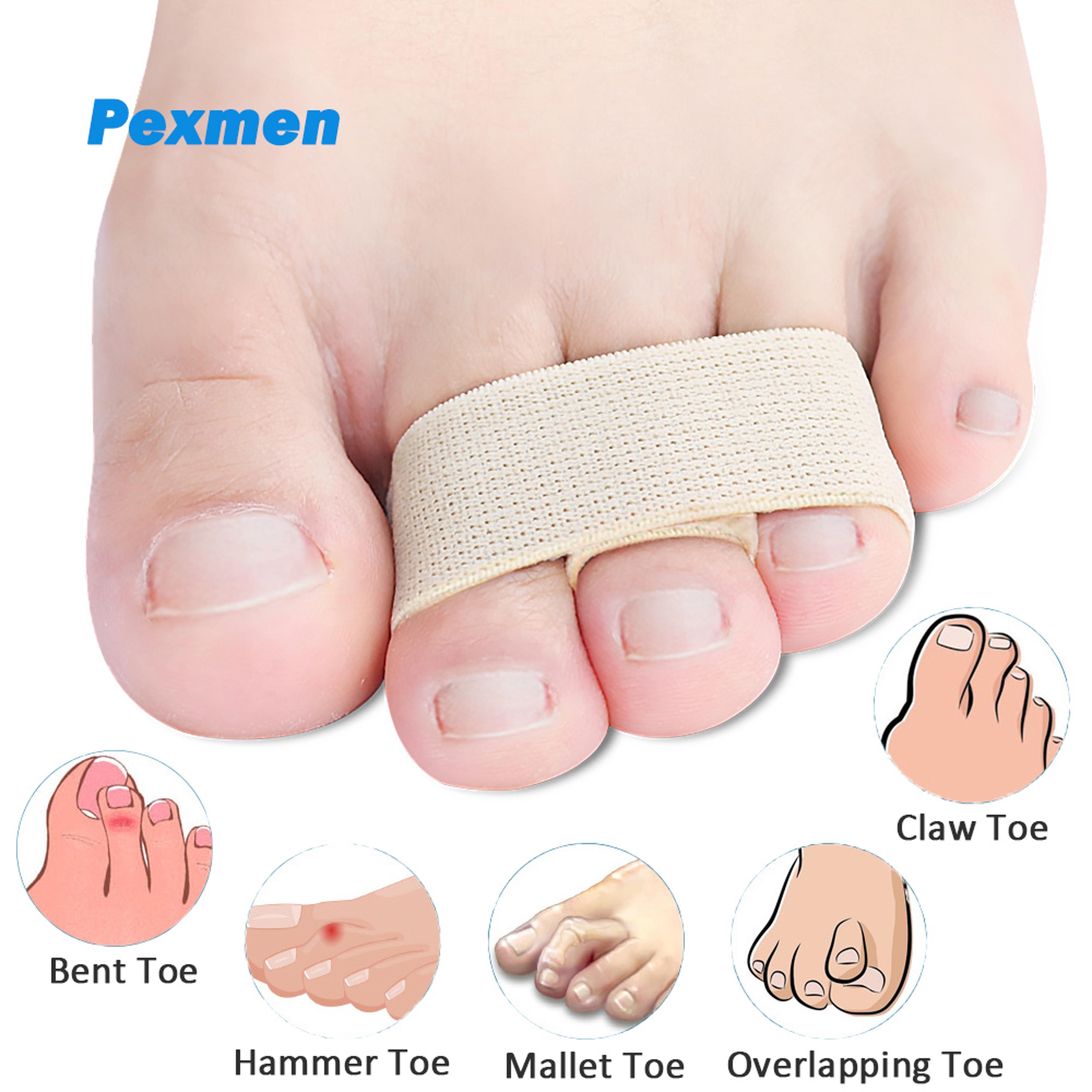 hammer toe straightener toe splint adjustable overlapping toe corrector bandage