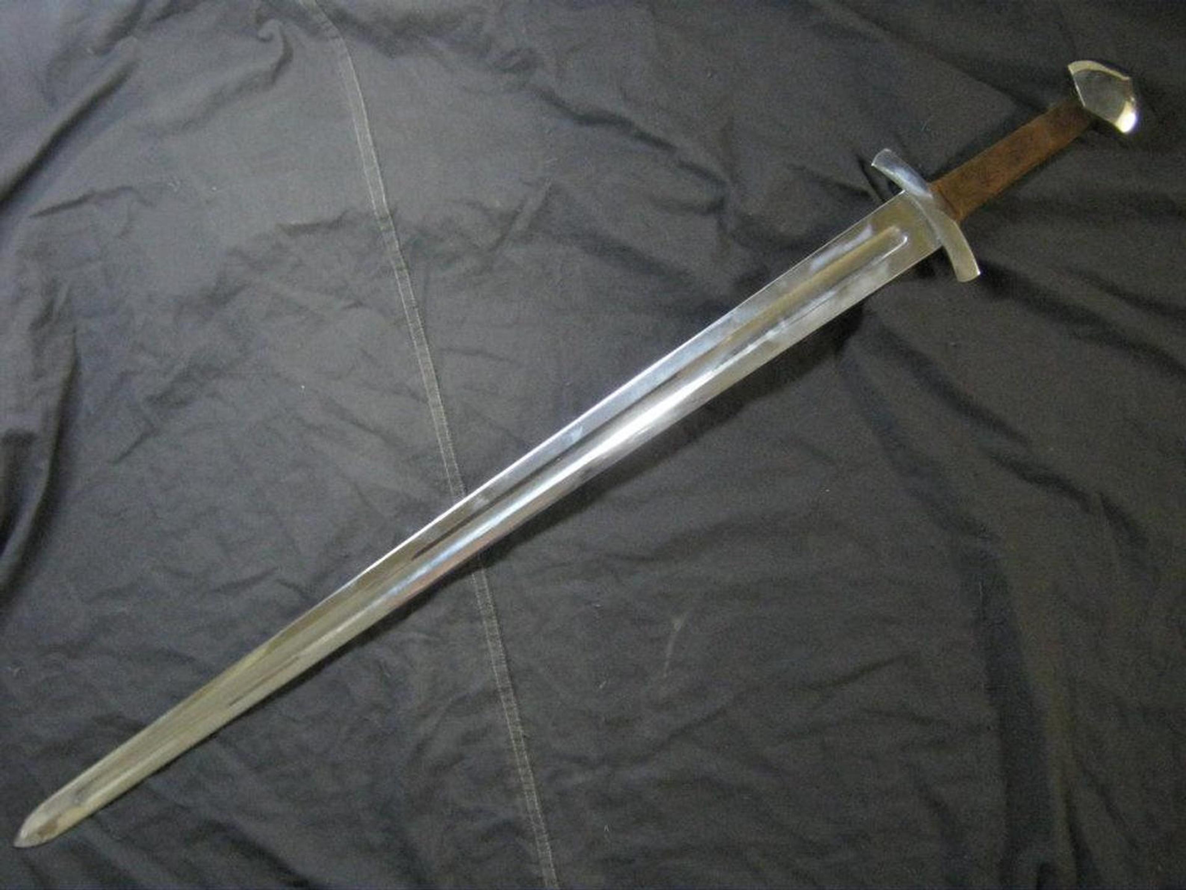 battle-ready medieval european sword | 65g carbon steel handcrafted warrior blade