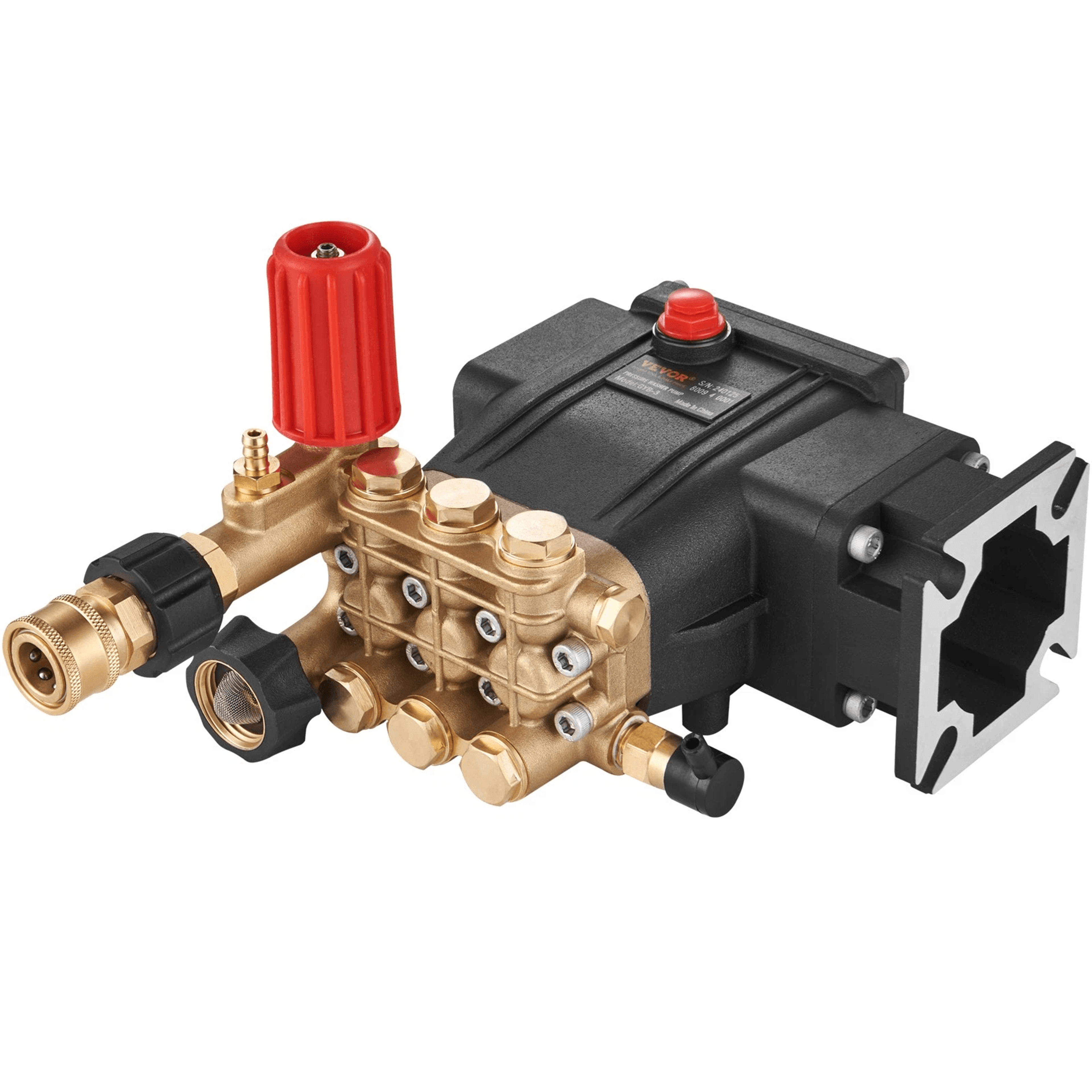 universal horizontal pressure washer pump, 2.5 gpm power washer pump for gas engines
