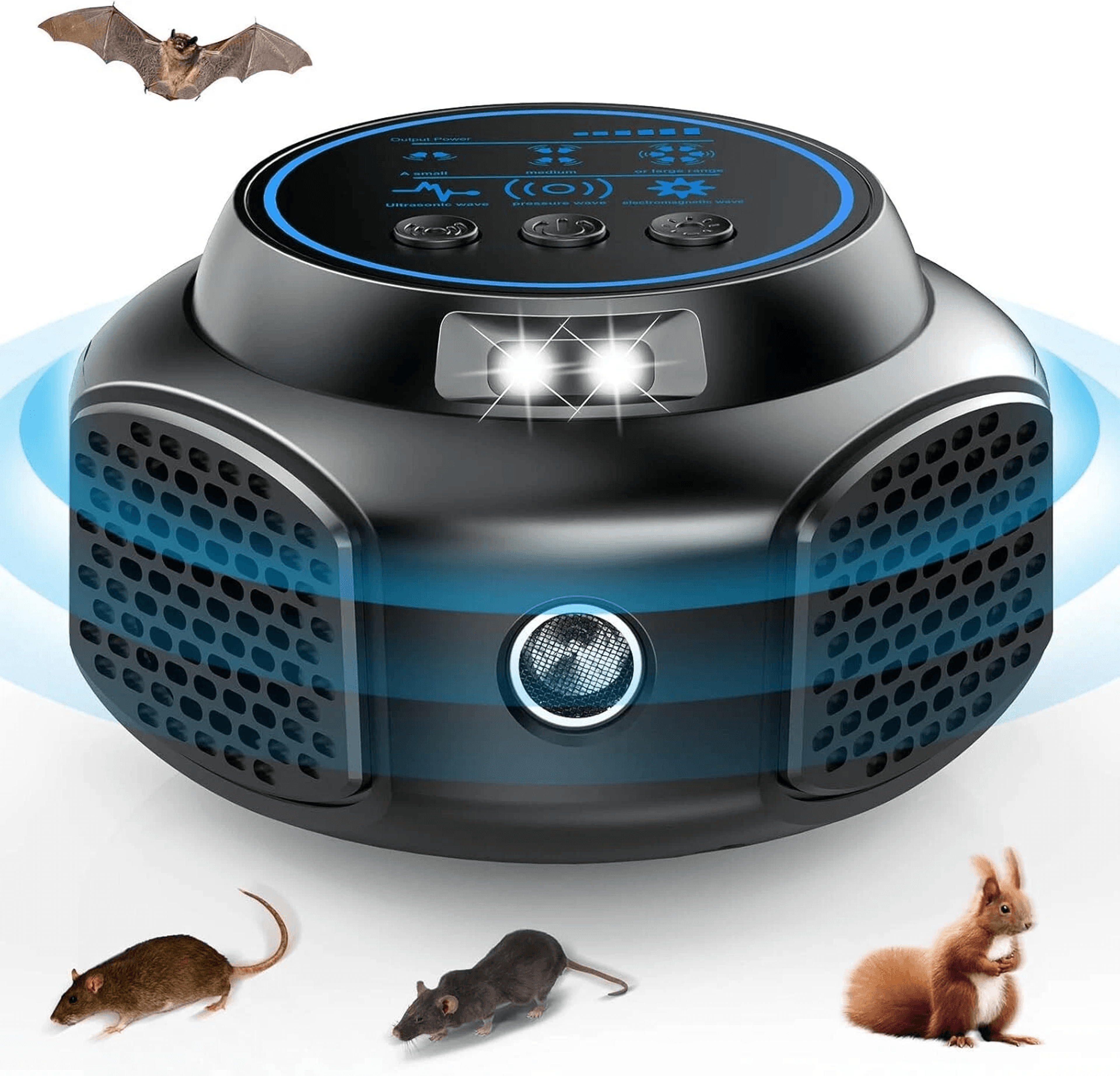 ultrasonic rodent & mouse repellent plug-in, indoor pest control device