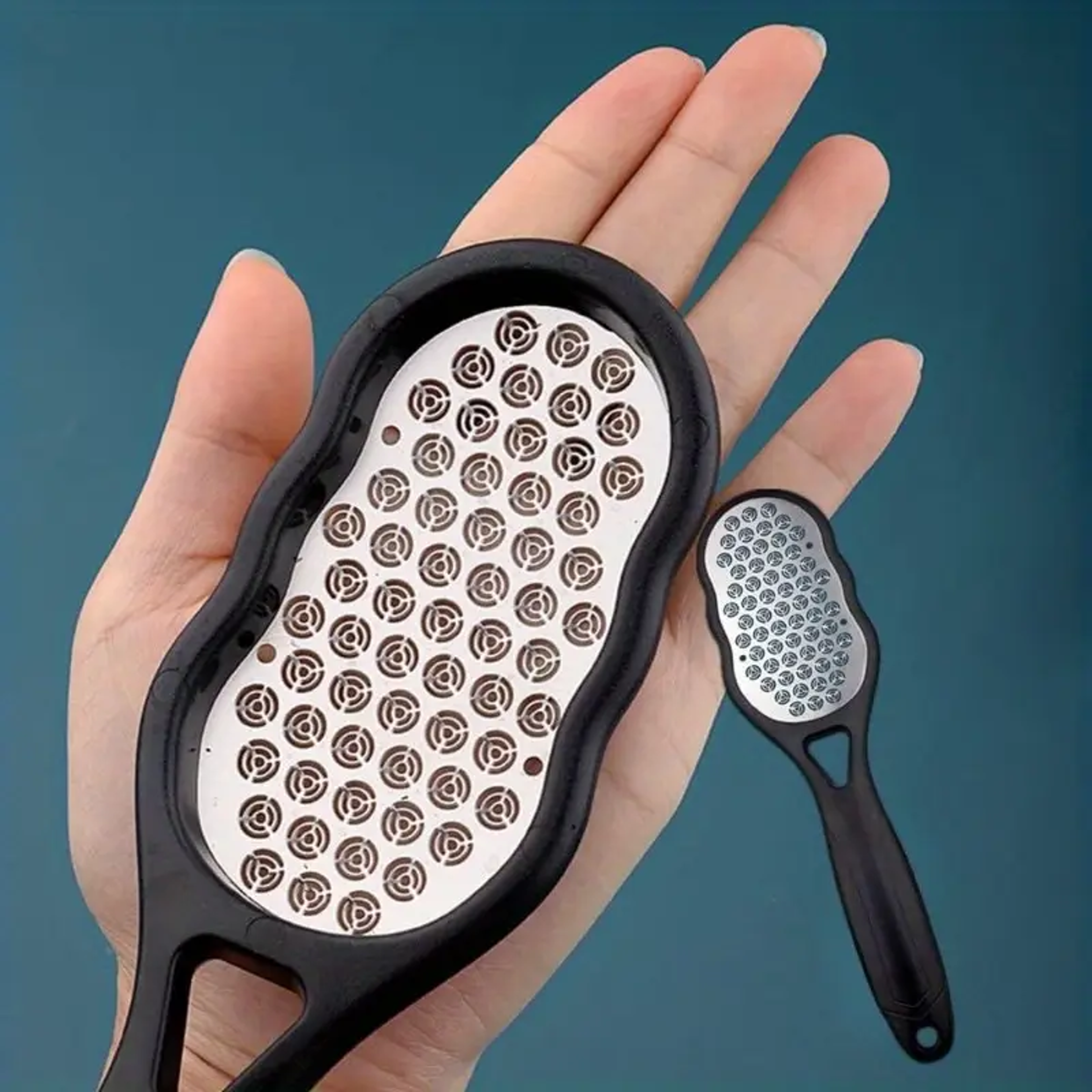 stainless steel foot file callus remover for smooth heels and professional home pedicure