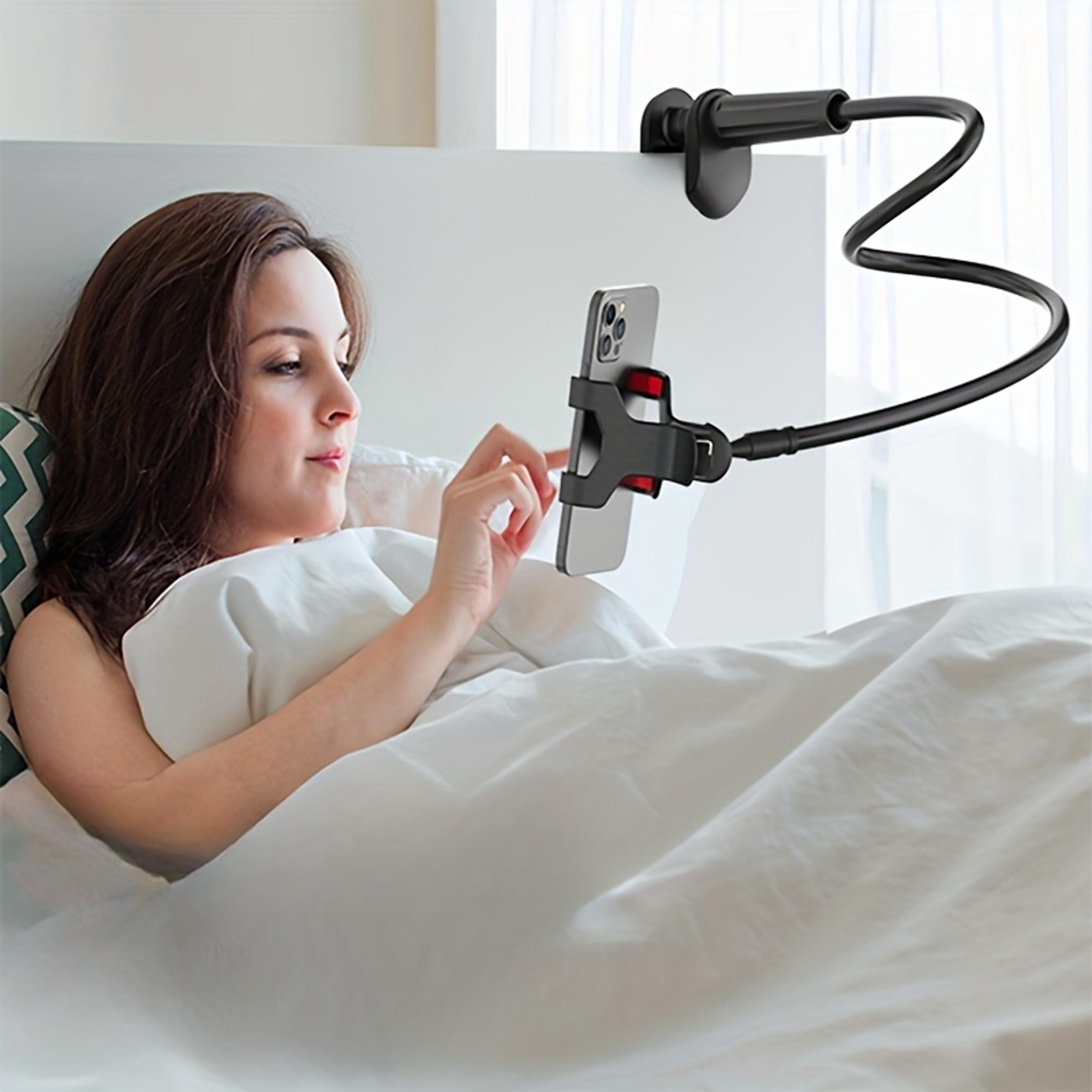 gooseneck phone holder stand for bedside, desk & hands free viewing