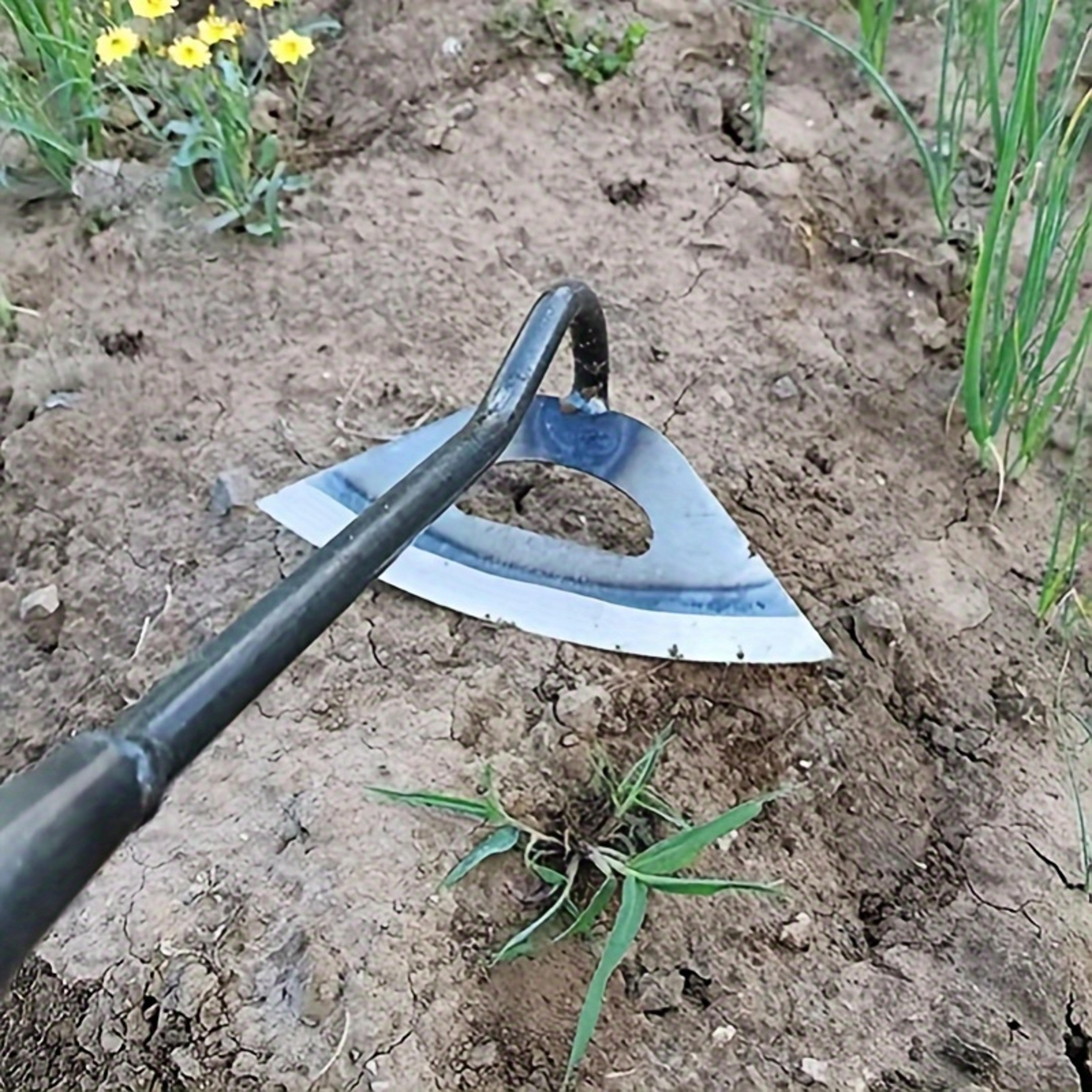 rootsweep pro hollow garden hoe heavy duty garden hoe for fast weeding & soil cultivations