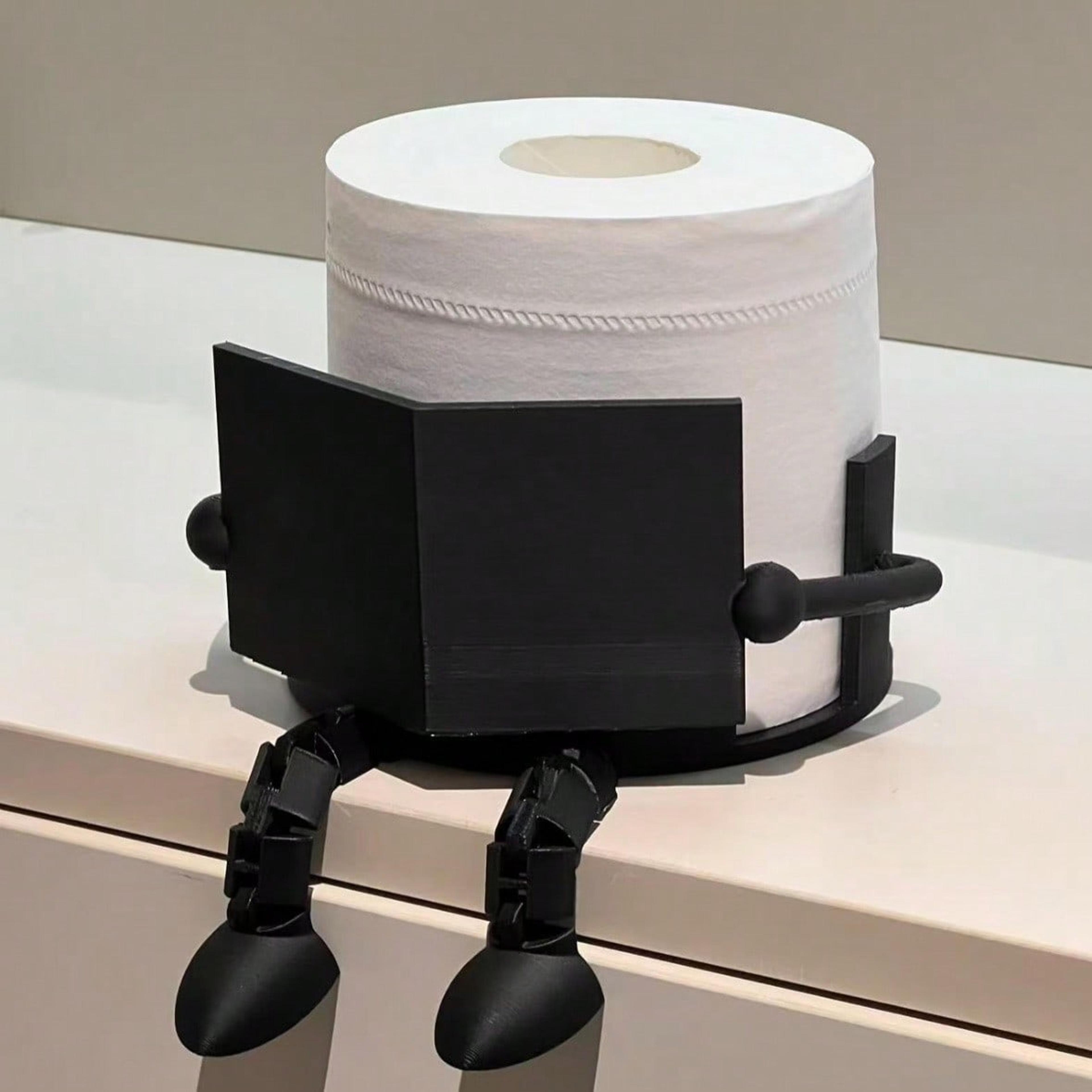 creative bathroom toilet paper holder stand unique funny toilet paper holder & decorative novelty accessorys