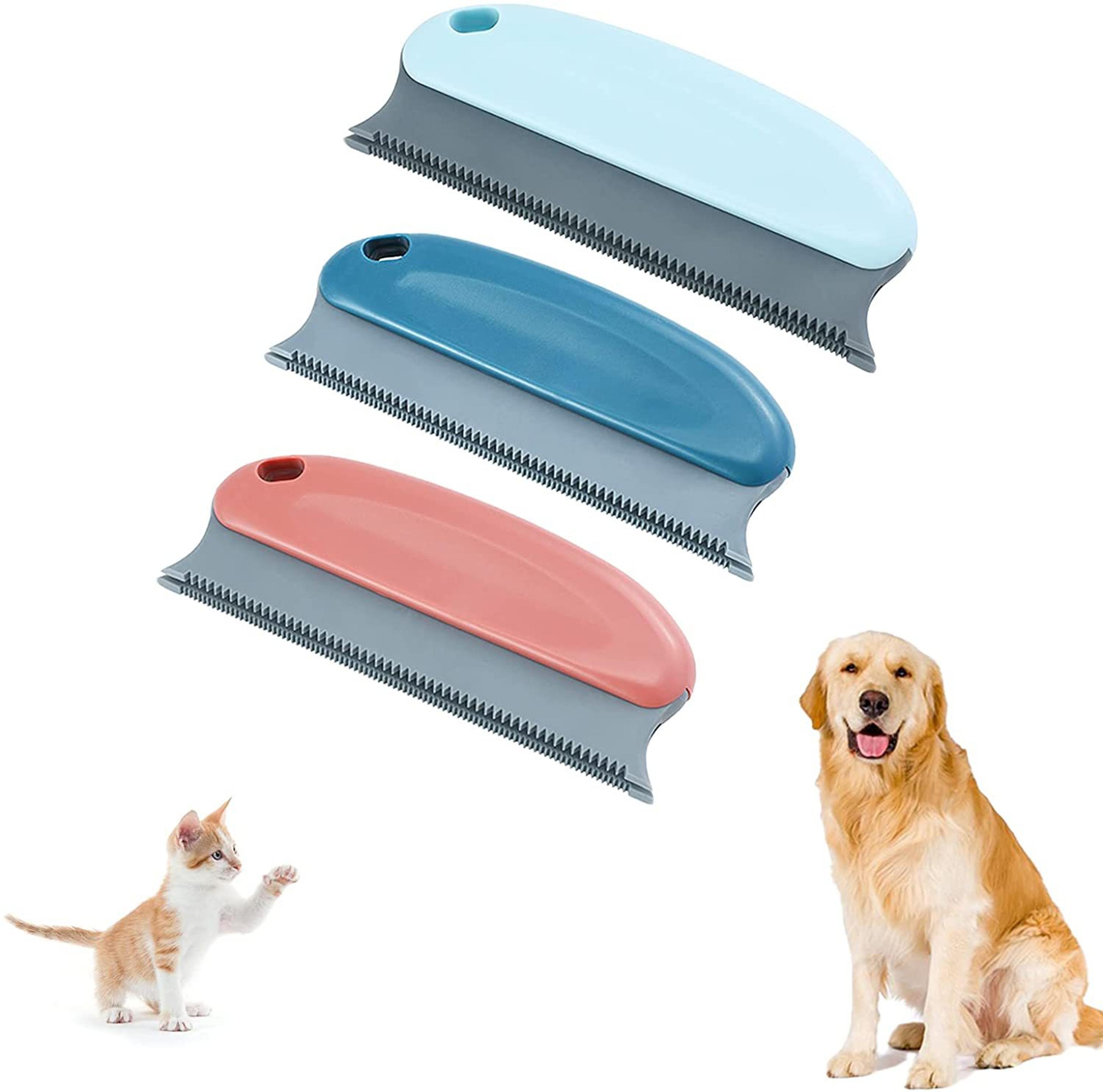 furfree pro pet hair remover brush for clothes, furniture & fabric care