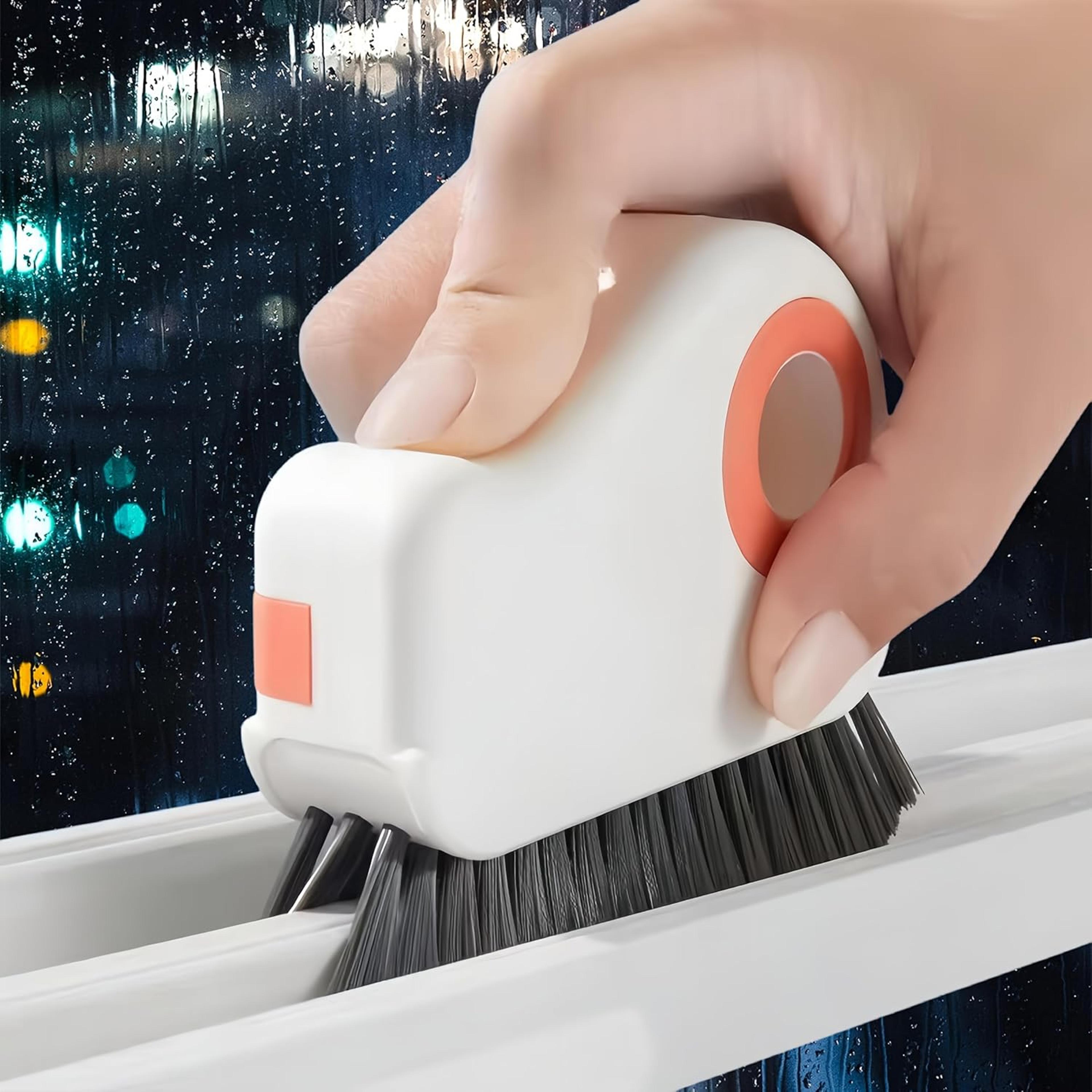 premium sliding track cleaning brush ergonomic gap & window groove cleaner