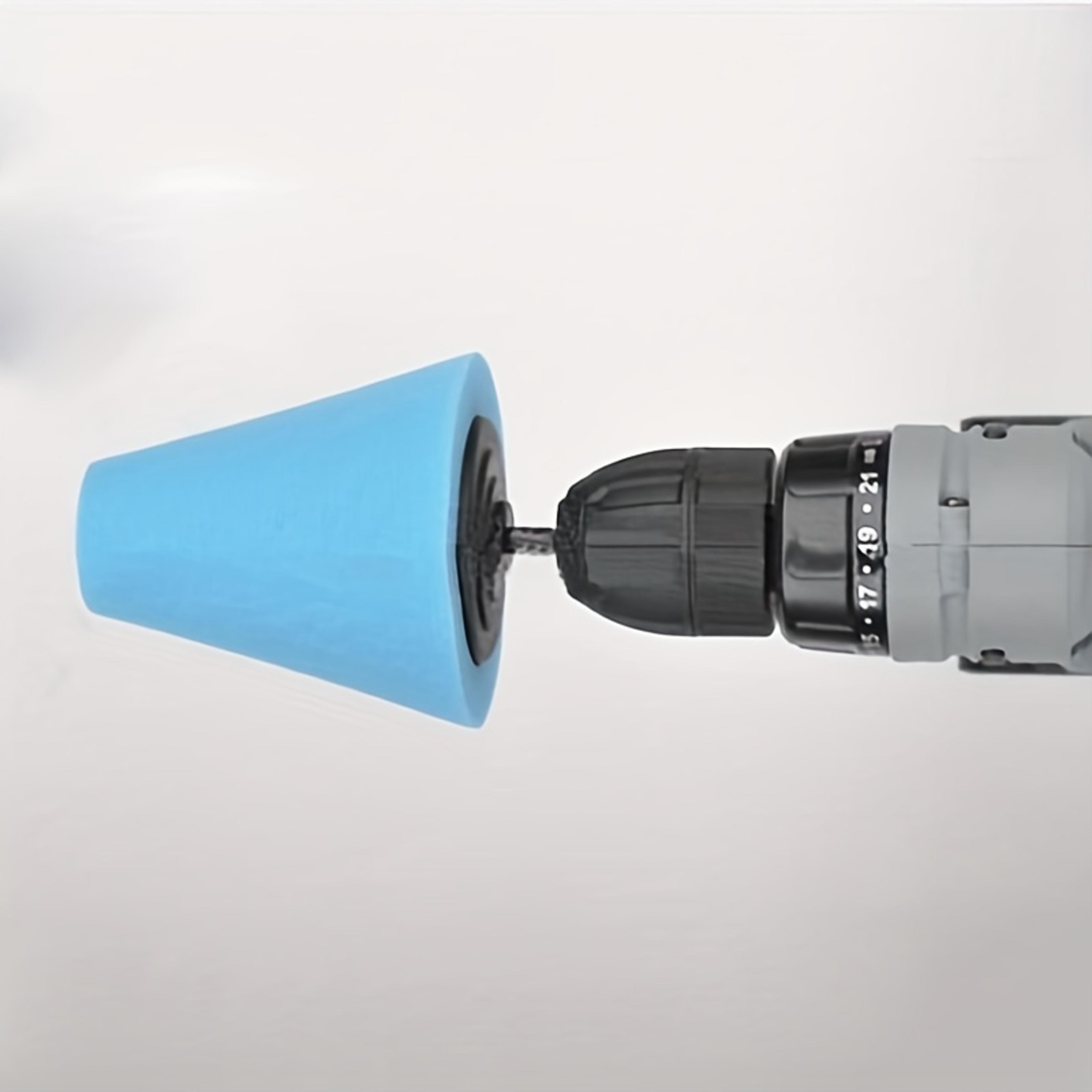 precision cone wheel polishing sponge set for rims, metal & plastic detailing