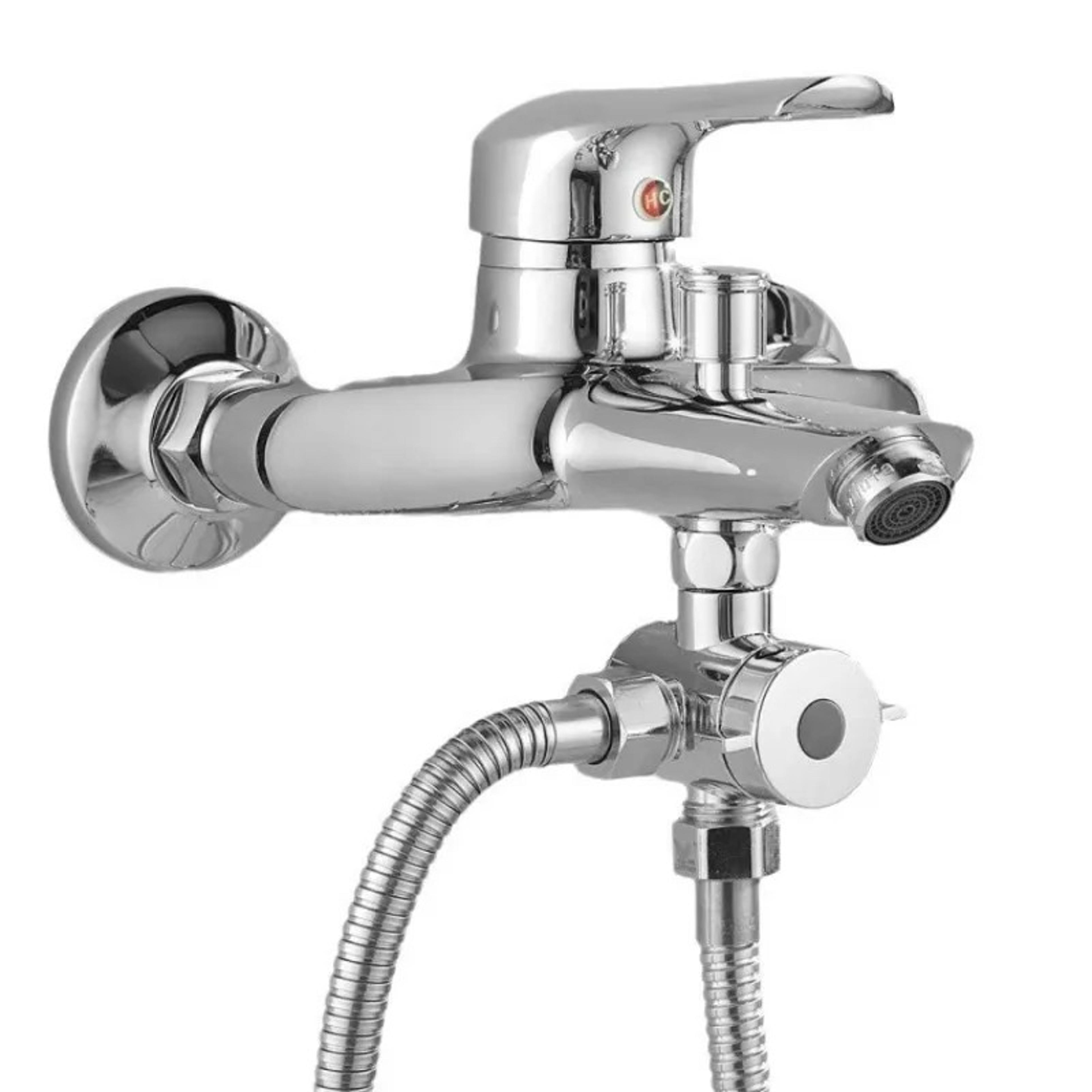 premium brass adjustable 3 way shower diverter valve durable connector & multi function switch