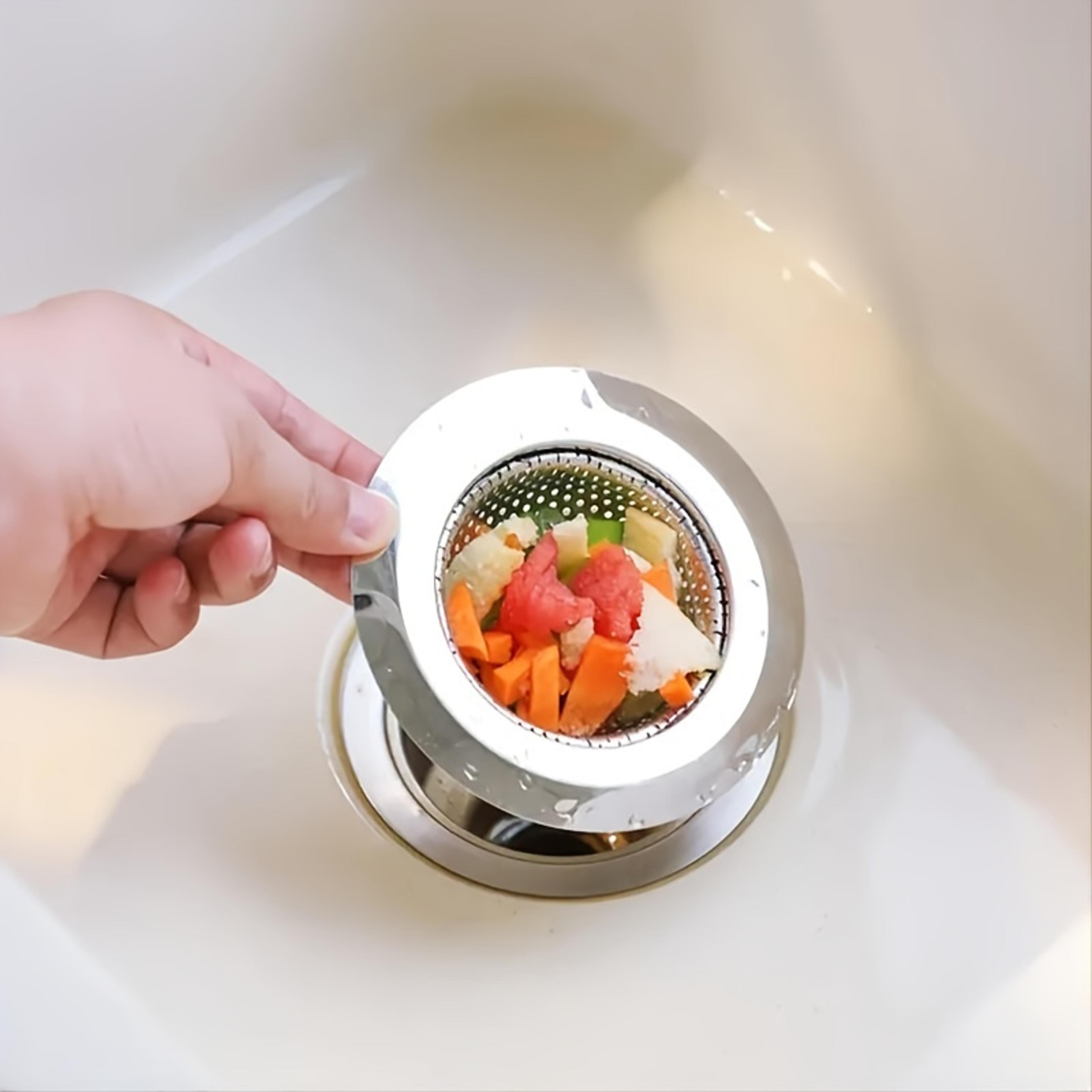 wide rim stainless steel sink drain strainer set kitchen sink strainer food catcher