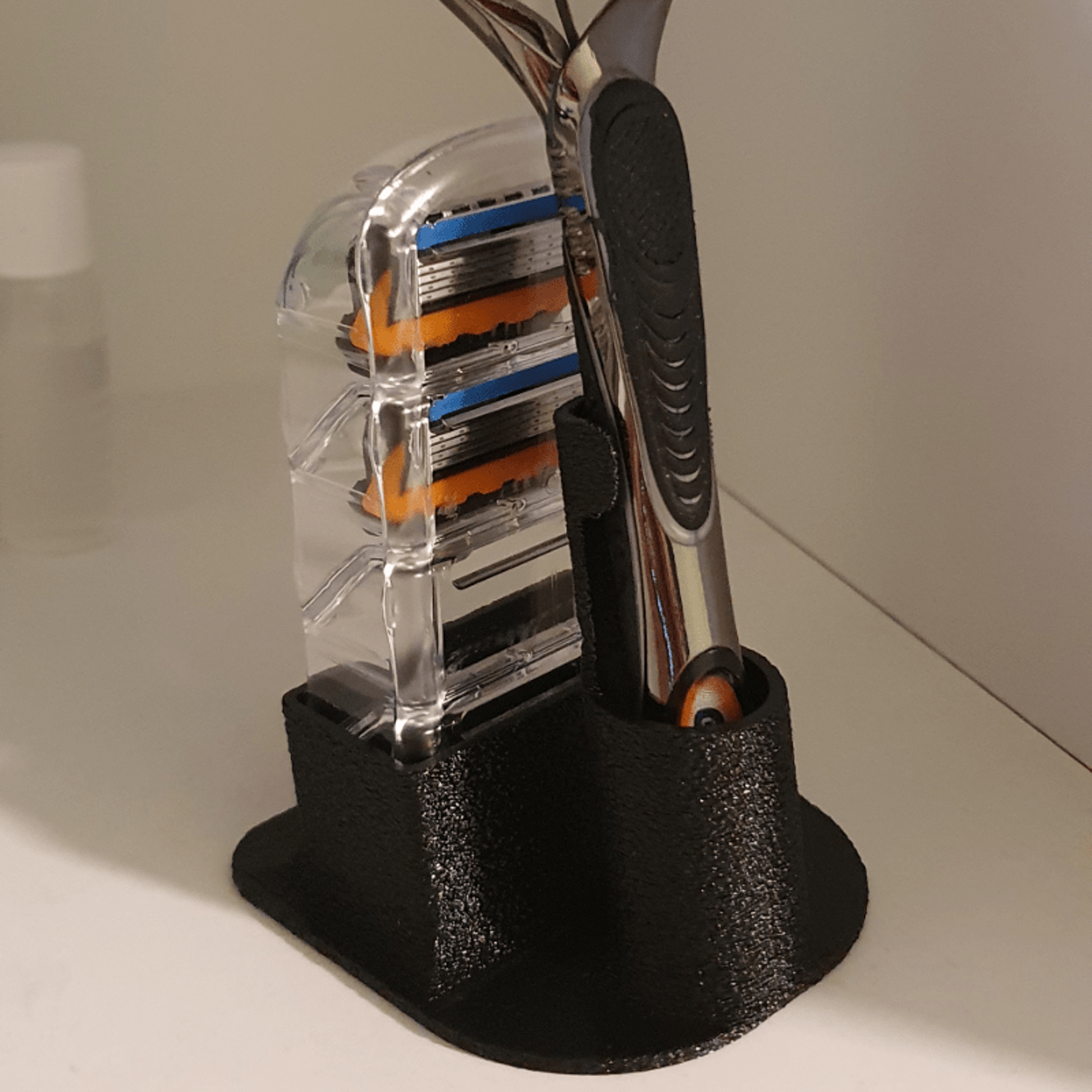 razordock bathroom razor holder stand countertop razor holder & bathroom organizer