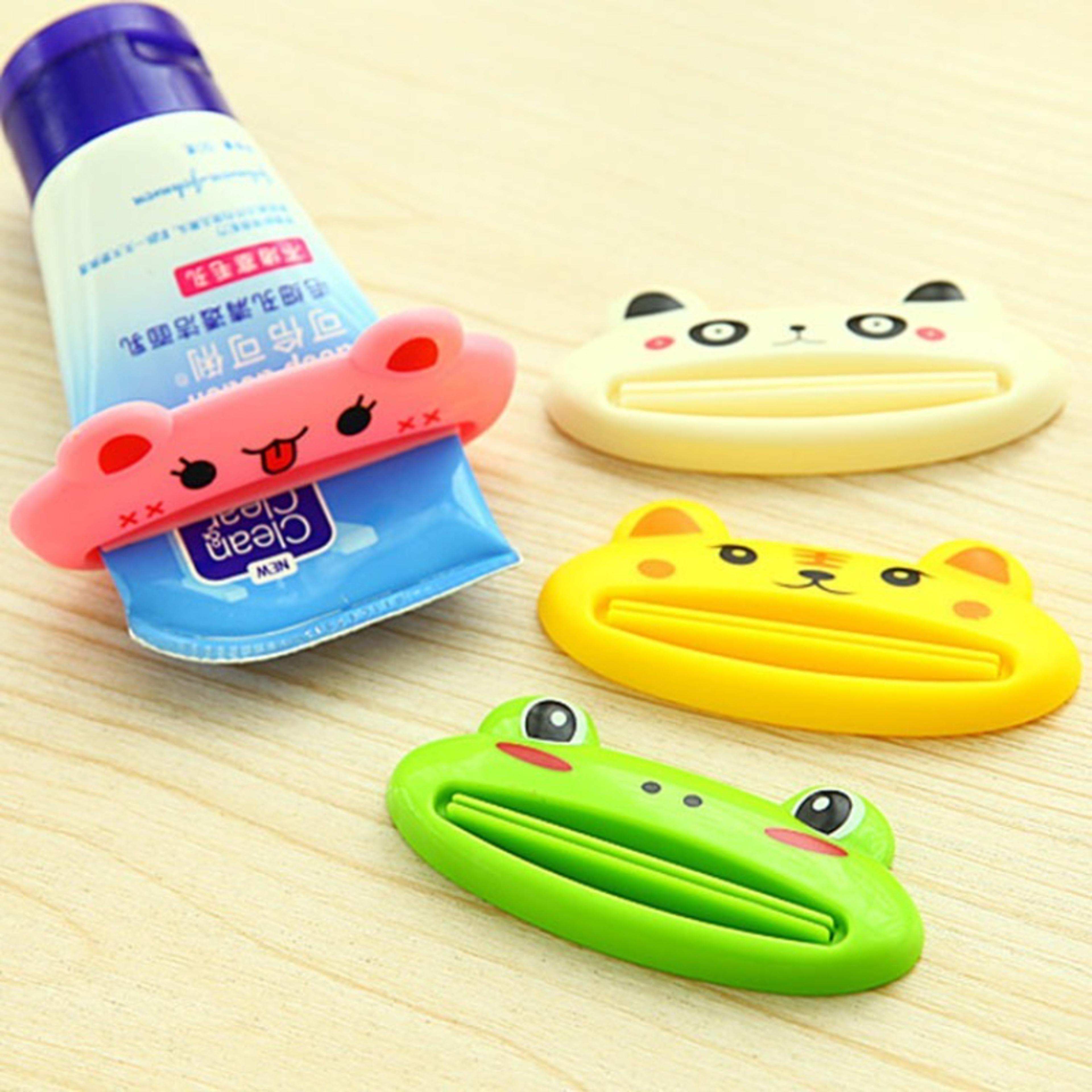 cute animal toothpaste tube squeezer fun kids toothpaste dispenser for bathroom