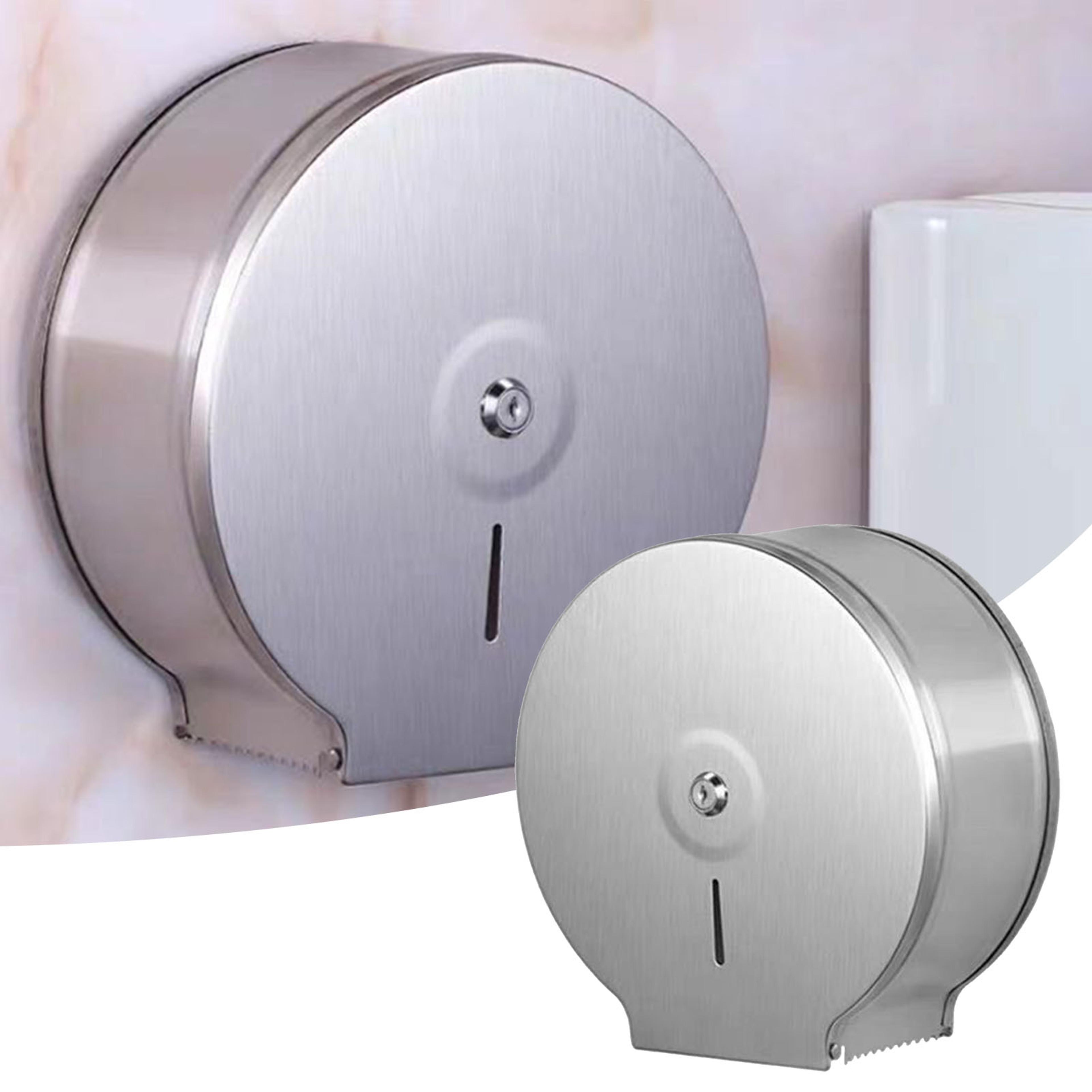 premium stainless steel toilet paper holder & waterproof bathroom tissue dispenser easy install wall mounted design