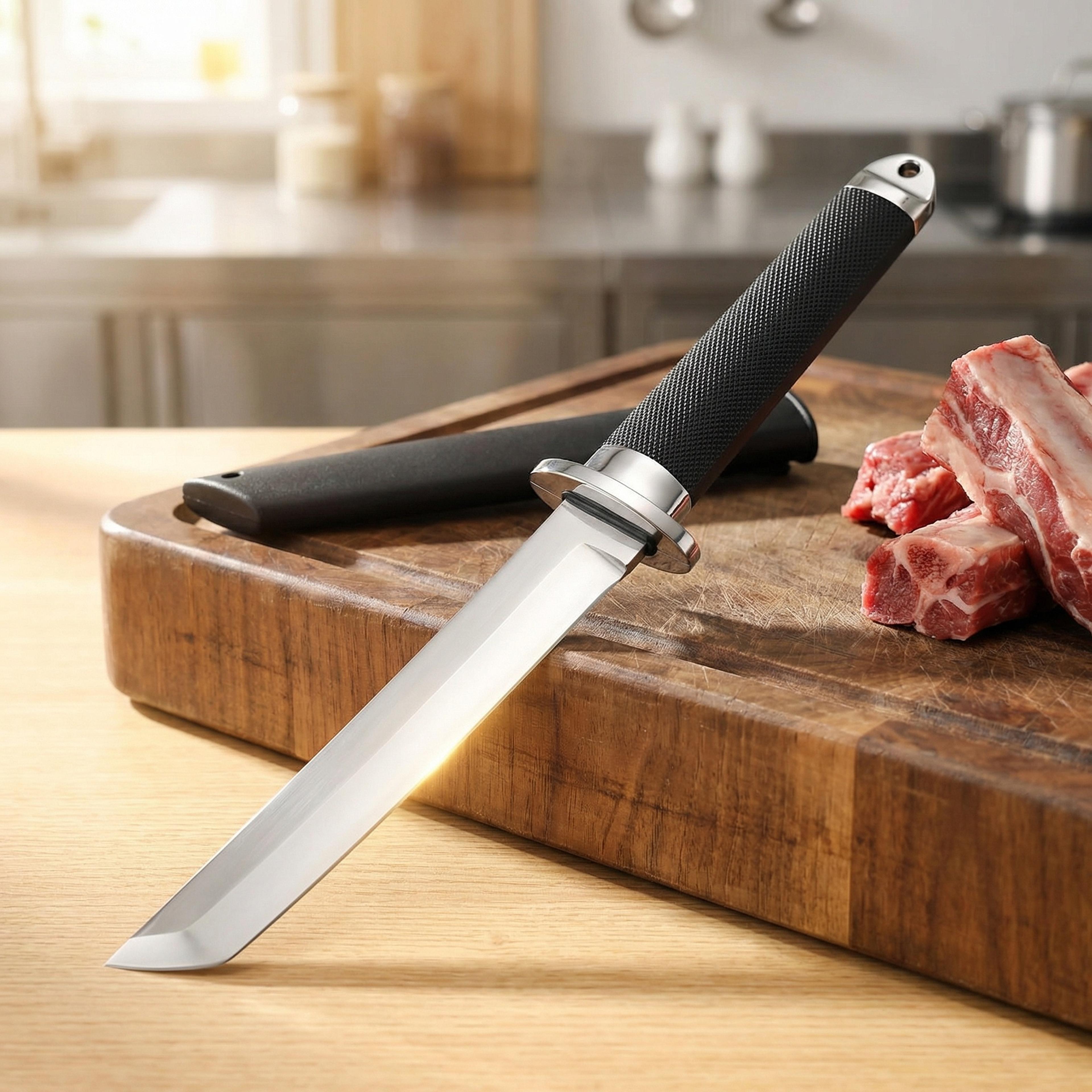 hand forged stainless steel boning knife for precision fruit, meat & kitchen prep