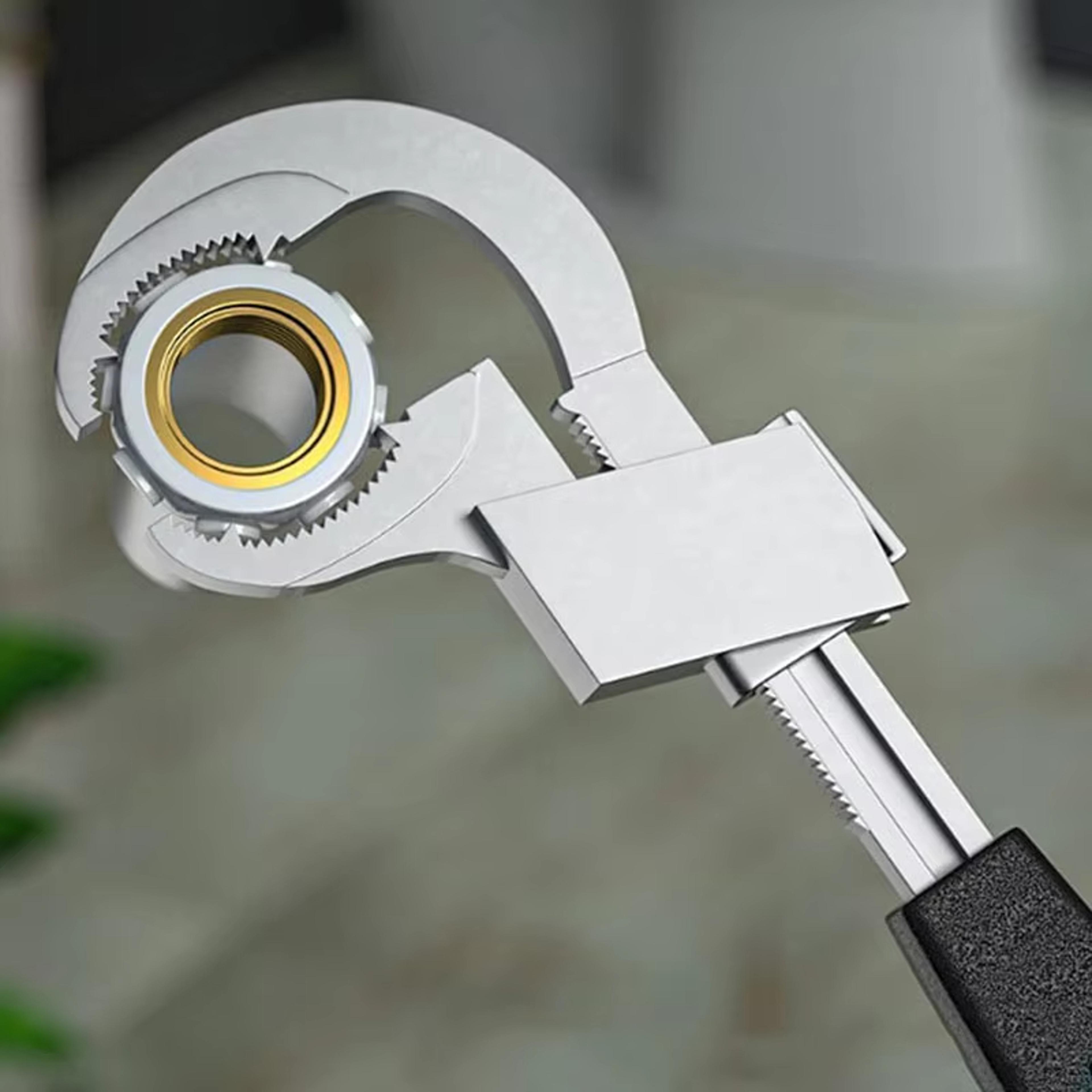 adjustagrip universal sink wrench & plumbing tool for fast faucet and pipe repairs